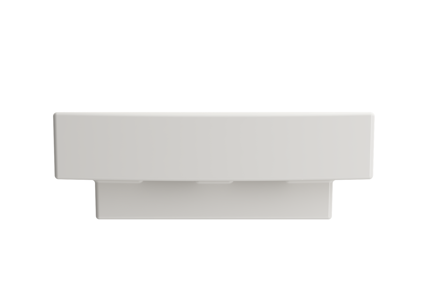Scala Arch Wall-Mounted Sink Fireclay 19 in. 1-Hole 1076