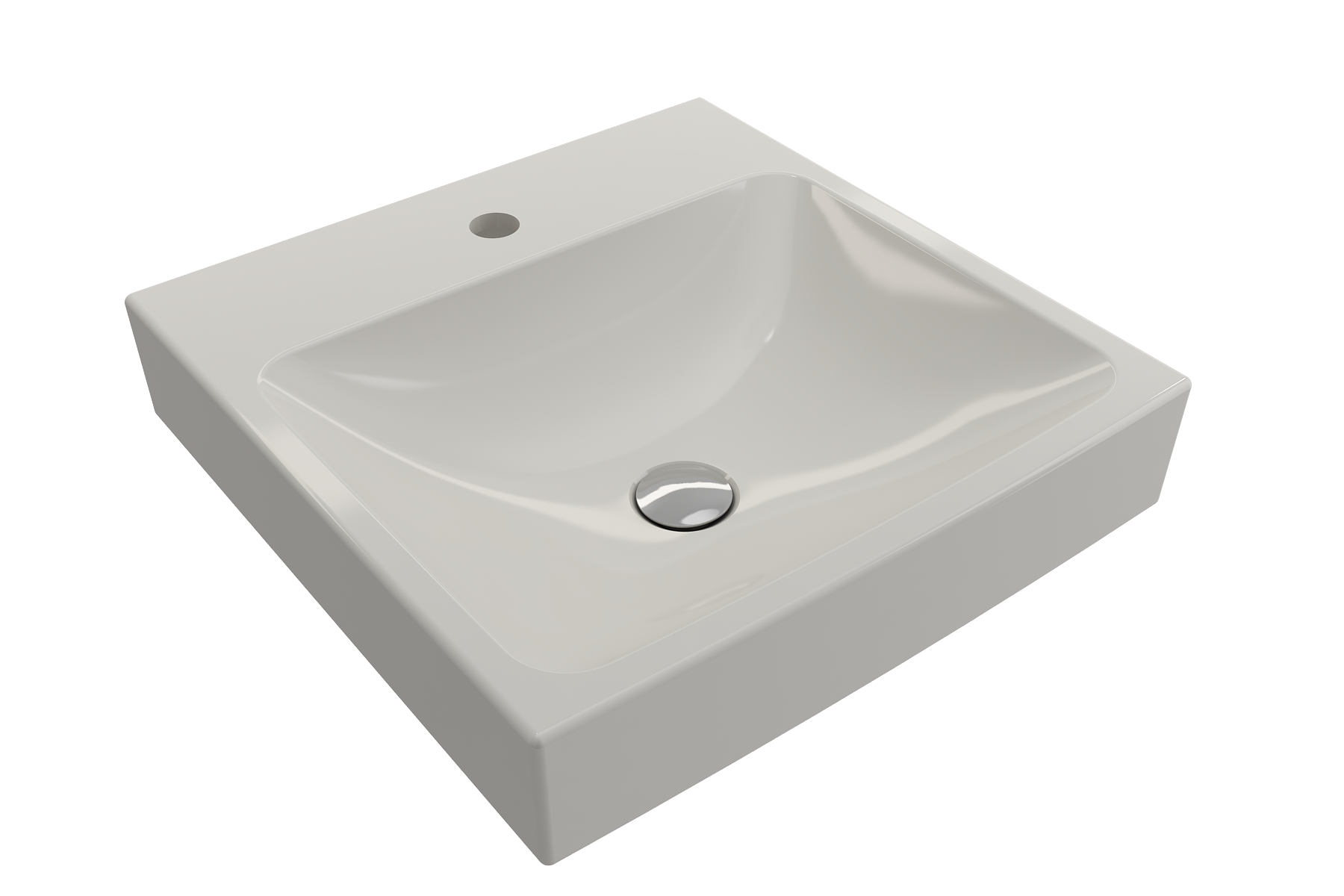 Scala Arch Wall-Mounted Sink Fireclay 19 in. 1-Hole 1076