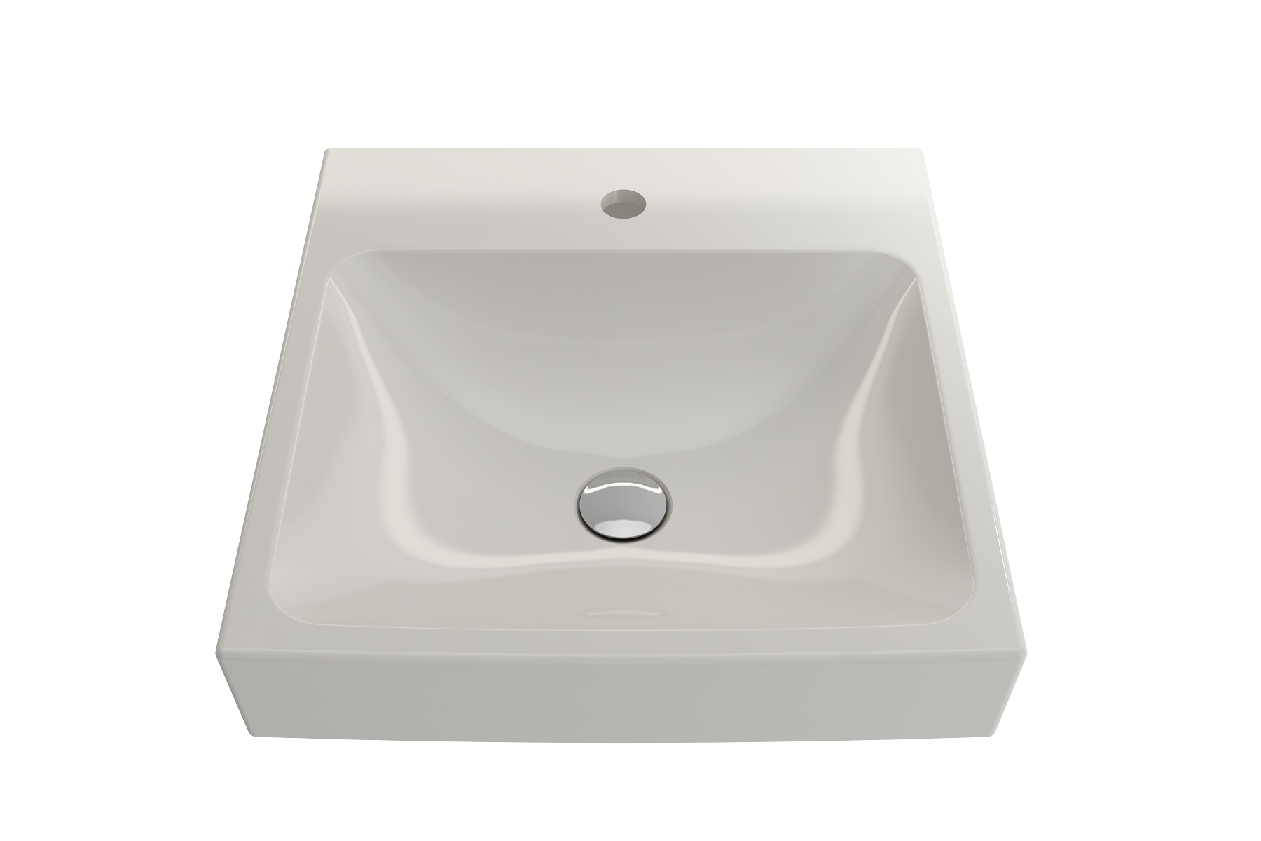 Scala Arch Wall-Mounted Sink Fireclay 19 in. 1-Hole 1076
