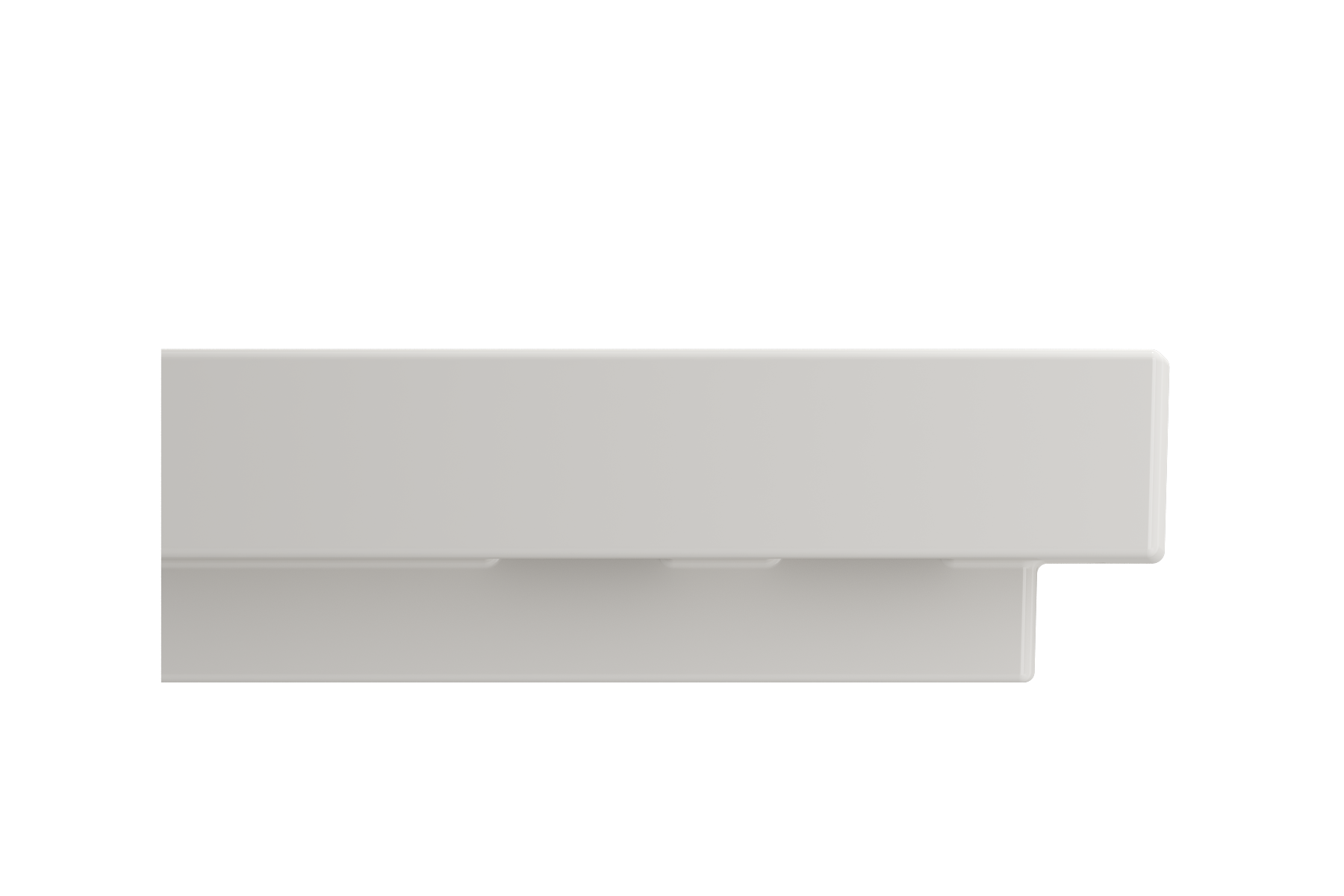 Scala Arch Wall-Mounted Sink Fireclay 19 in. 1-Hole 1076