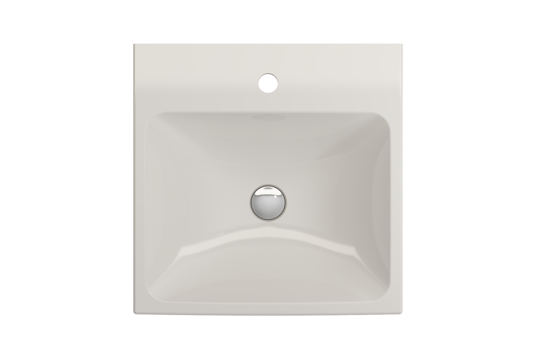 Scala Arch Wall-Mounted Sink Fireclay 19 in. 1-Hole 1076