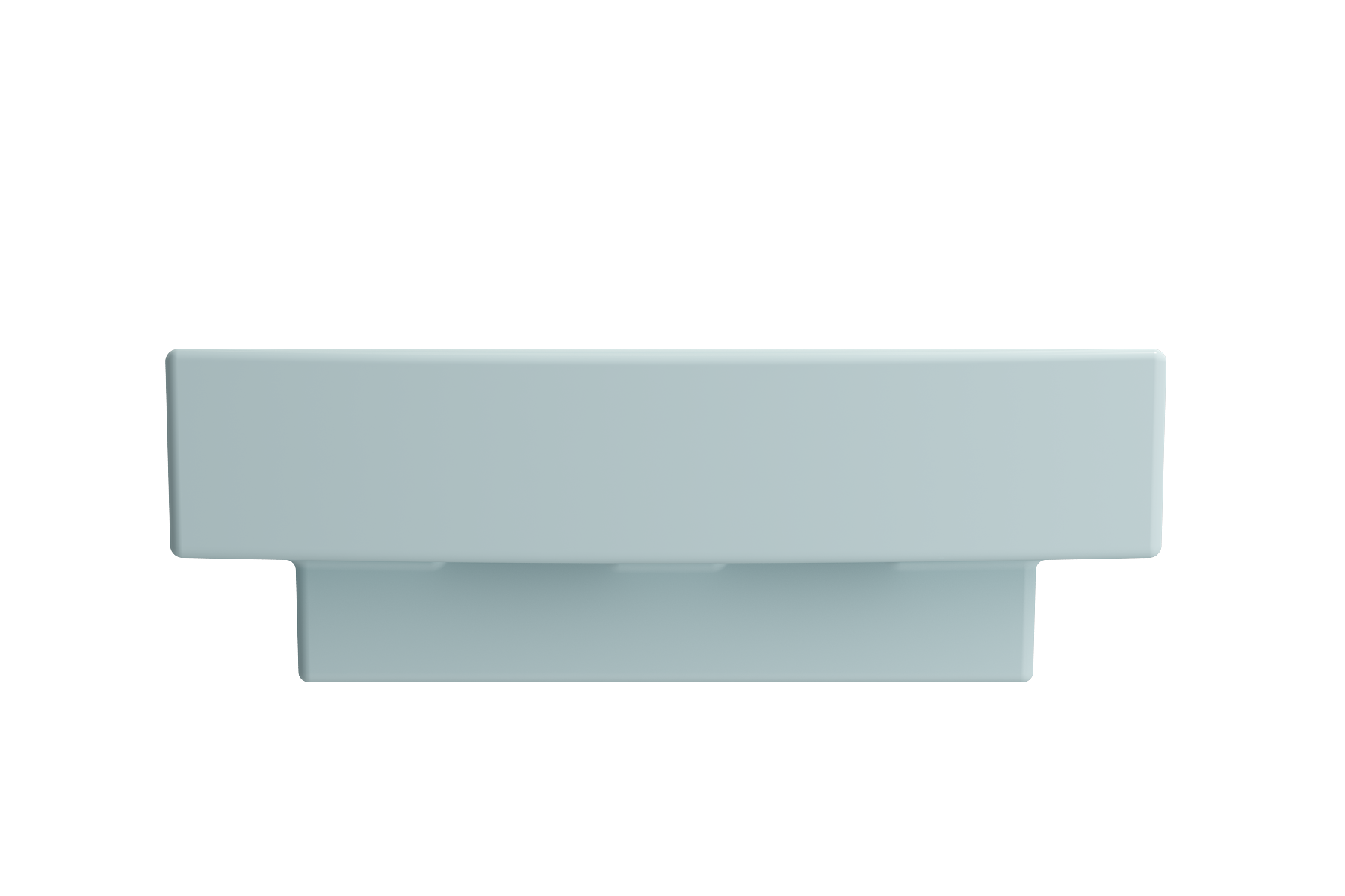 Scala Arch Wall-Mounted Sink Fireclay 19 in. 1-Hole 1076