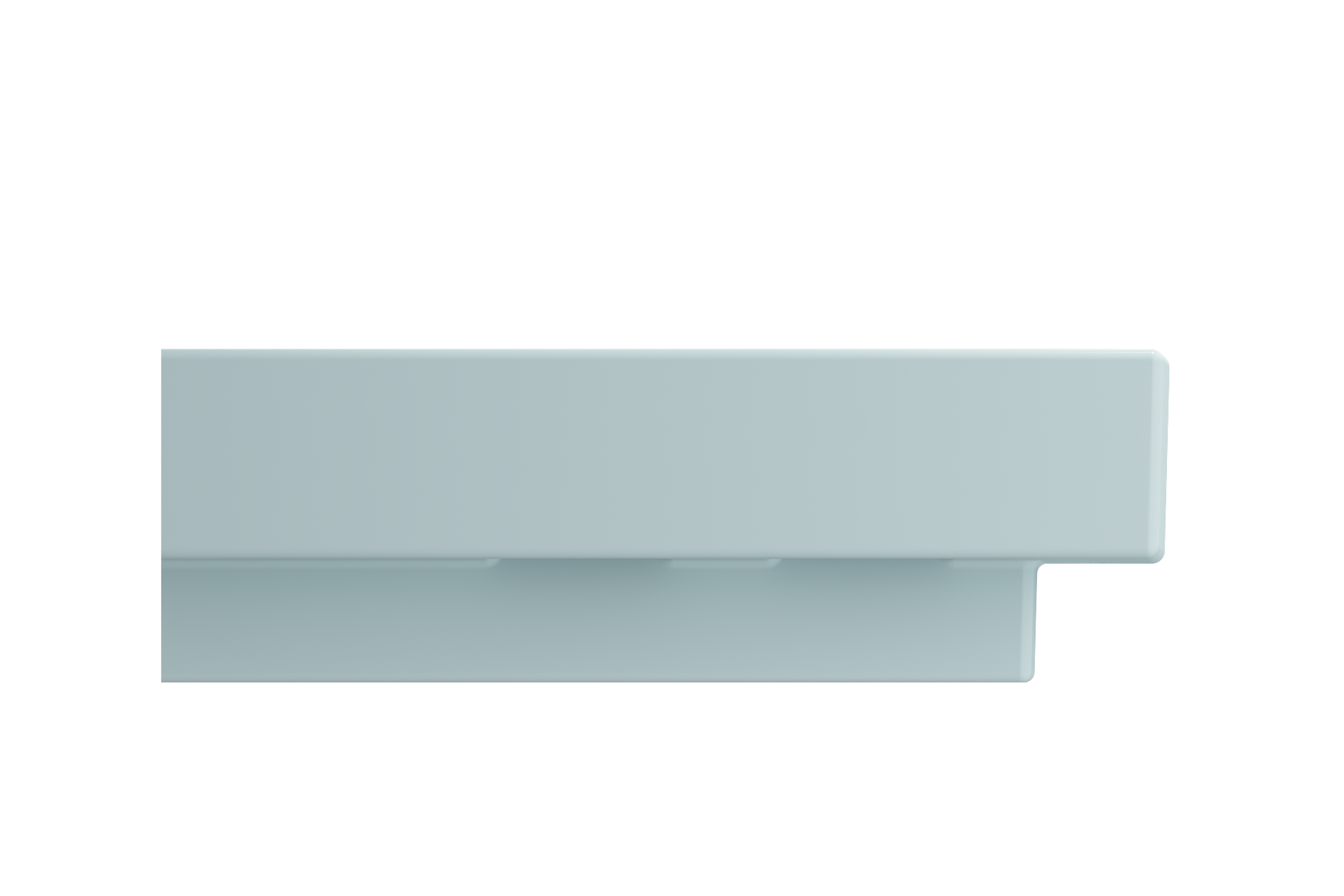 Scala Arch Wall-Mounted Sink Fireclay 19 in. 1-Hole 1076