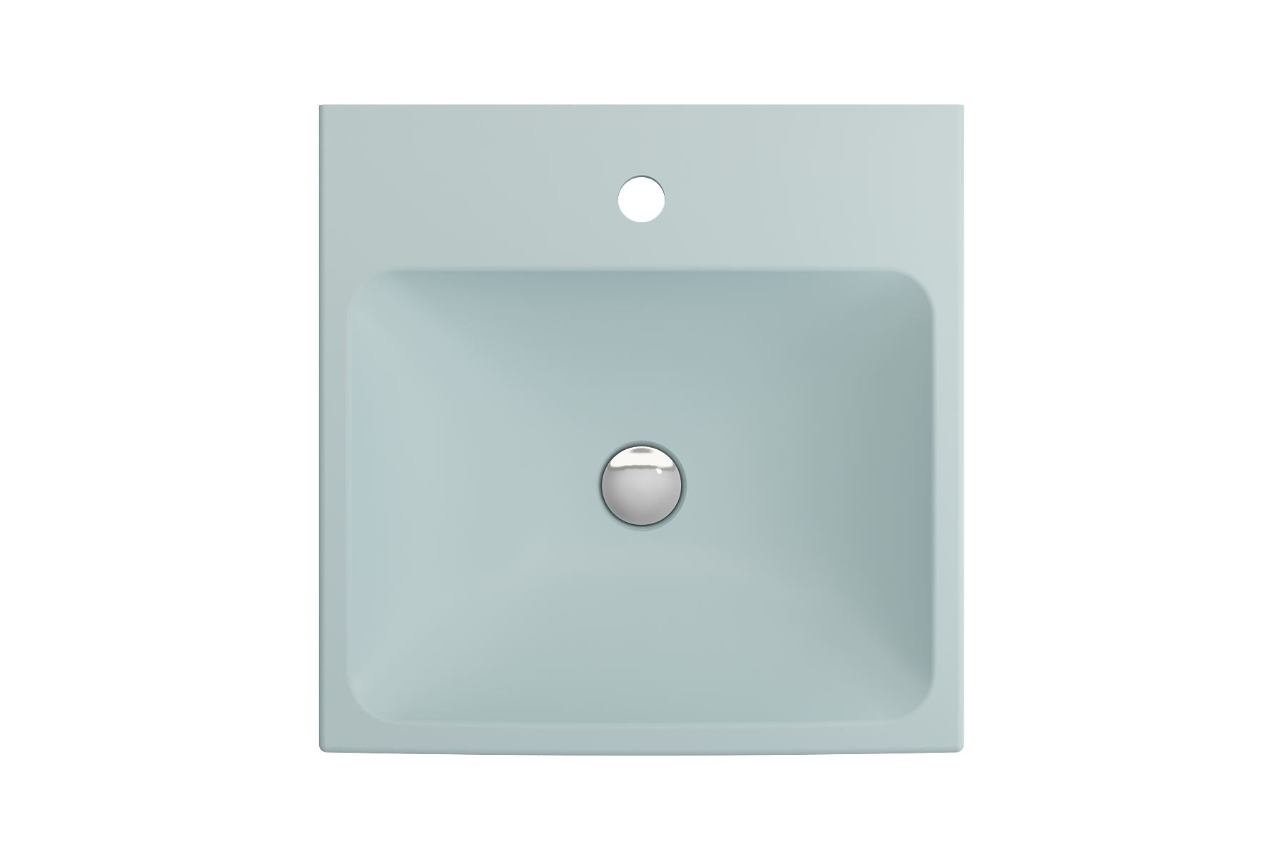 Scala Arch Wall-Mounted Sink Fireclay 19 in. 1-Hole 1076