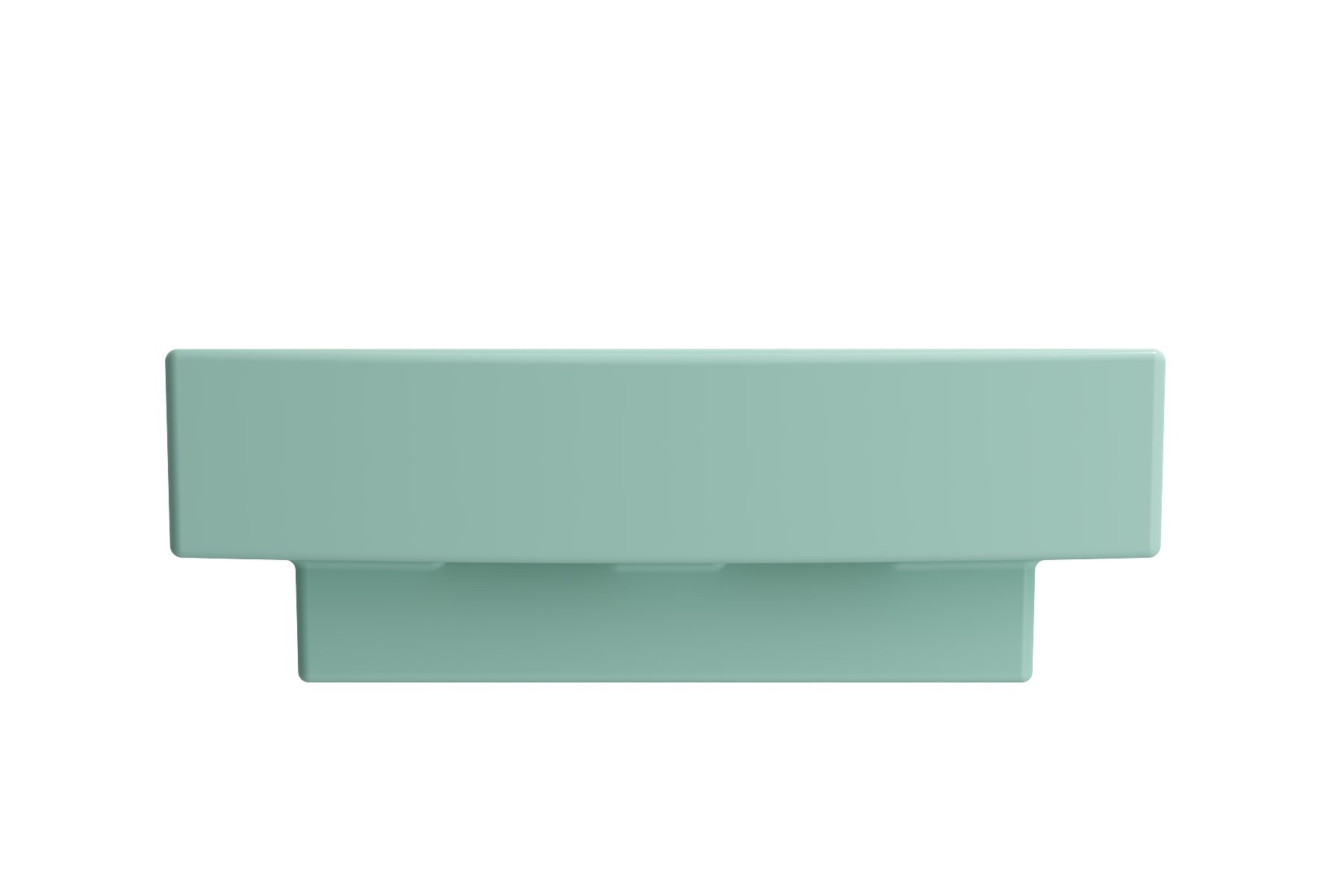 Scala Arch Wall-Mounted Sink Fireclay 19 in. 1-Hole 1076