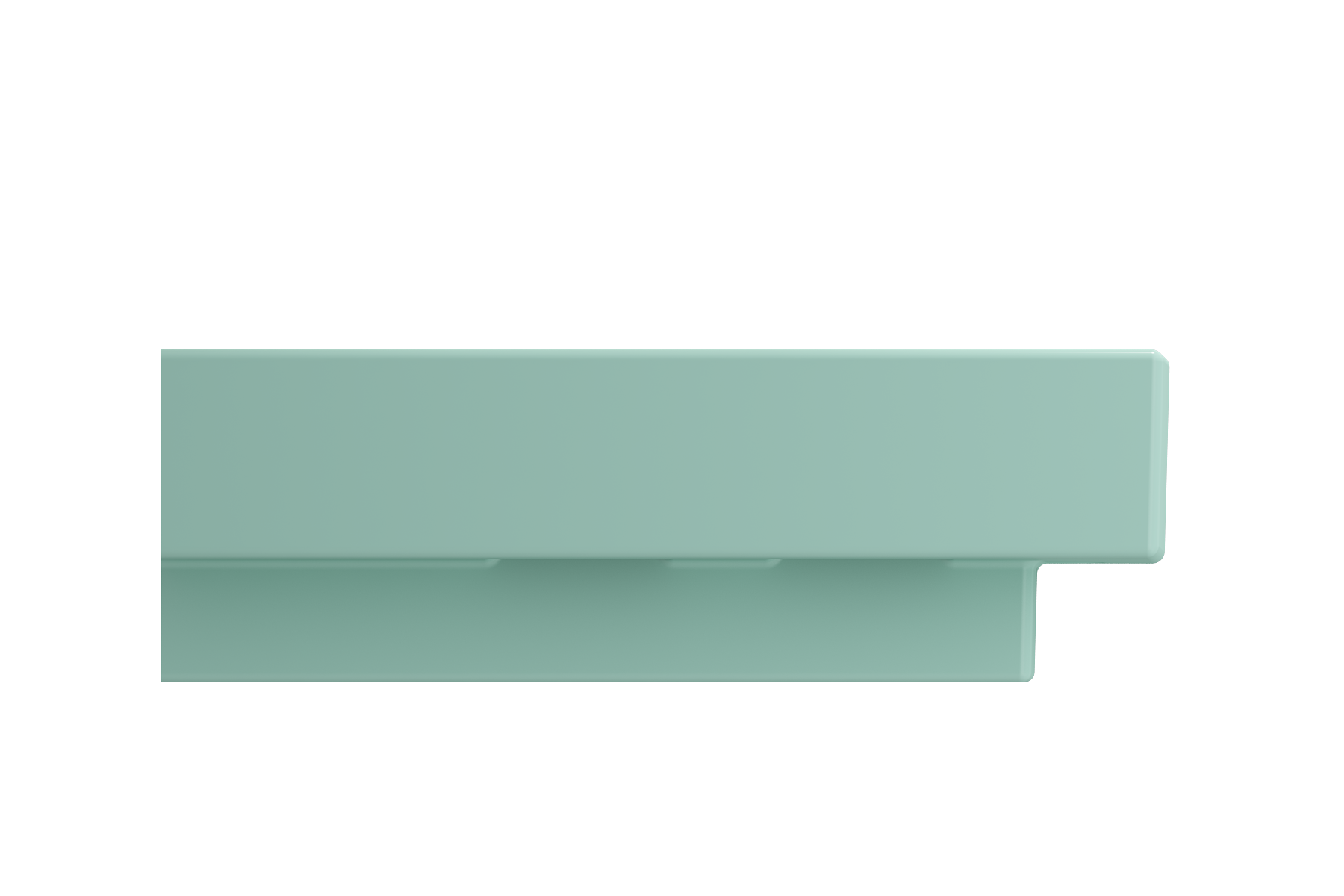 Scala Arch Wall-Mounted Sink Fireclay 19 in. 1-Hole 1076