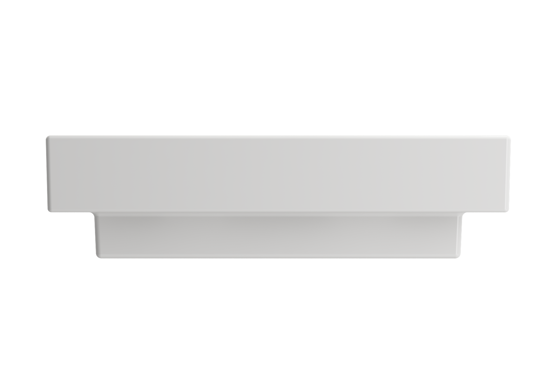 Scala Arch Wall-Mounted Sink Fireclay 23.75 in. 1-Hole 1077