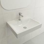 Scala Arch Wall-Mounted Sink Fireclay 23.75 in. 1-Hole 1077
