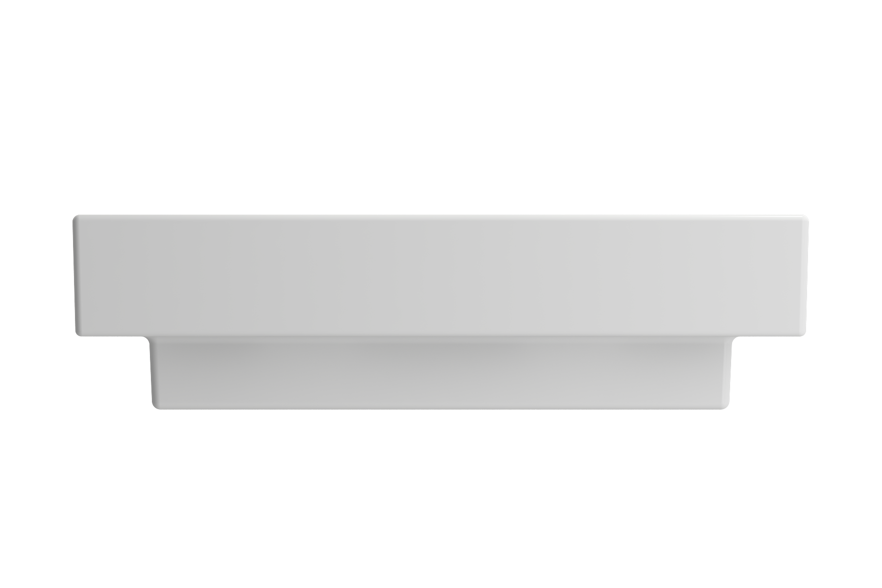 Scala Arch Wall-Mounted Sink Fireclay 23.75 in. 1-Hole 1077