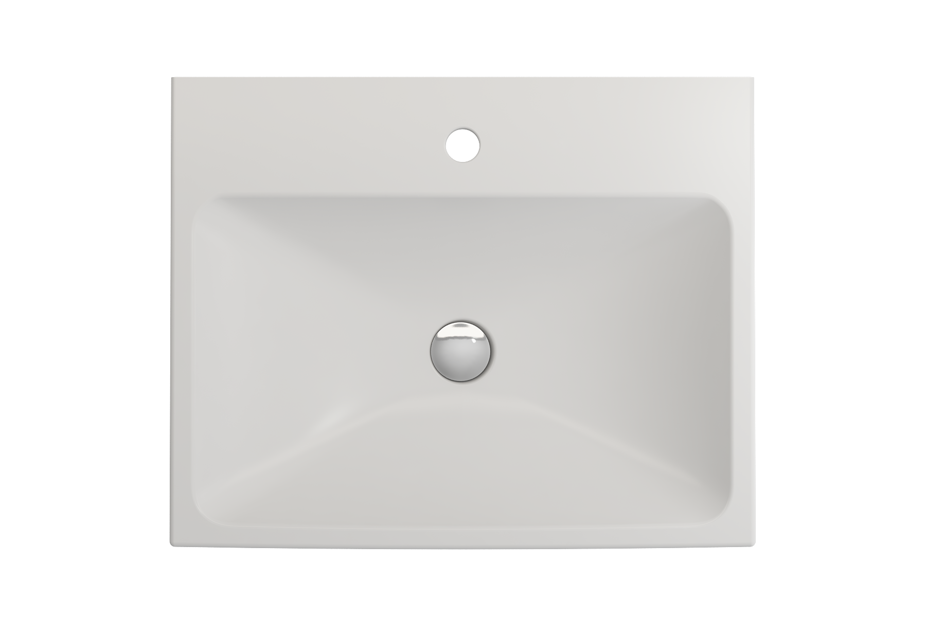 Scala Arch Wall-Mounted Sink Fireclay 23.75 in. 1-Hole 1077