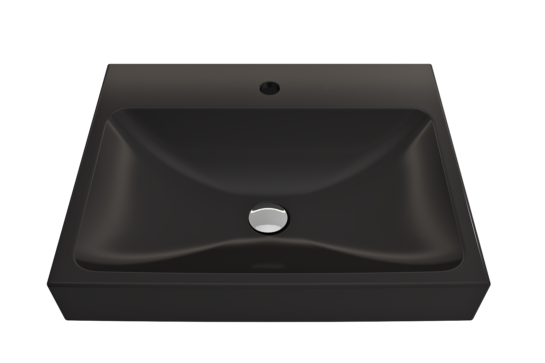 Scala Arch Wall-Mounted Sink Fireclay 23.75 in. 1-Hole 1077