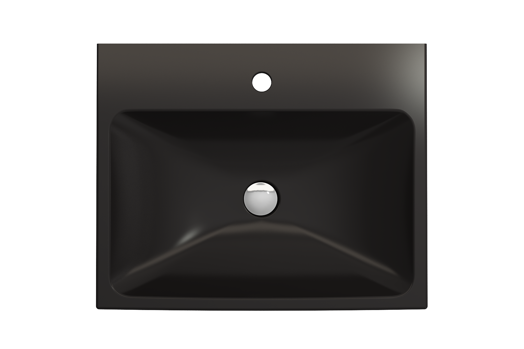 Scala Arch Wall-Mounted Sink Fireclay 23.75 in. 1-Hole 1077