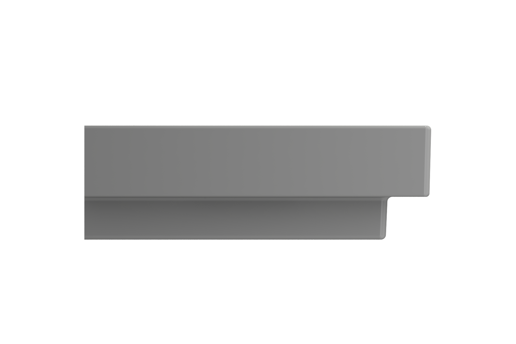Scala Arch Wall-Mounted Sink Fireclay 23.75 in. 1-Hole 1077
