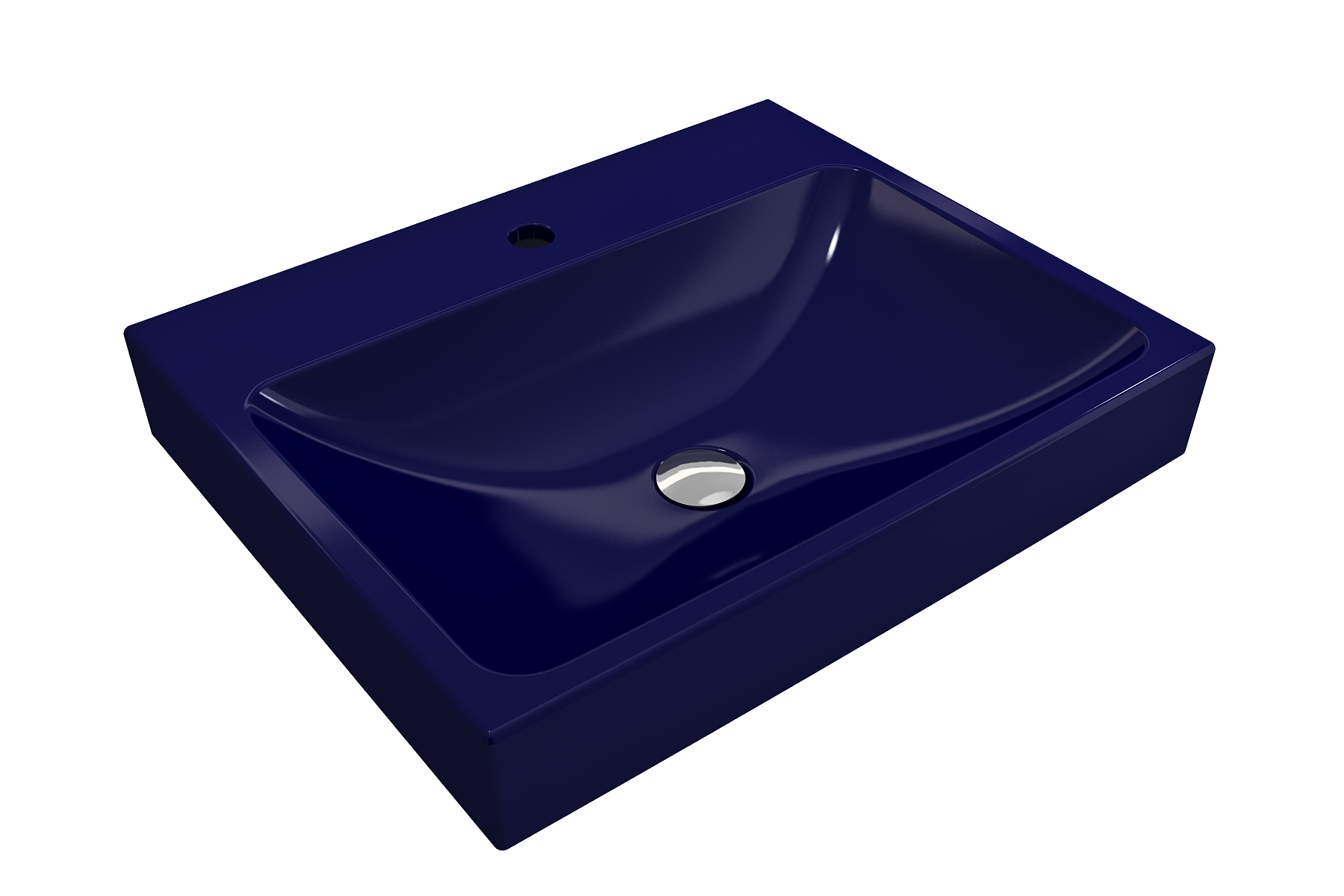 Scala Arch Wall-Mounted Sink Fireclay 23.75 in. 1-Hole 1077