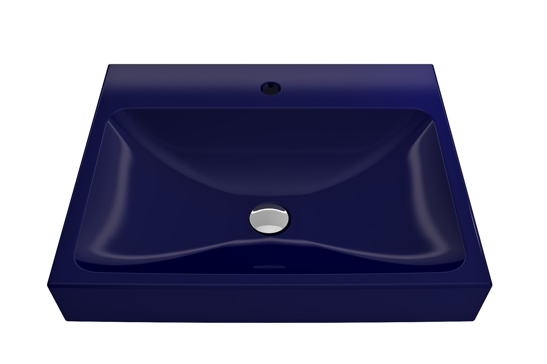 Scala Arch Wall-Mounted Sink Fireclay 23.75 in. 1-Hole 1077