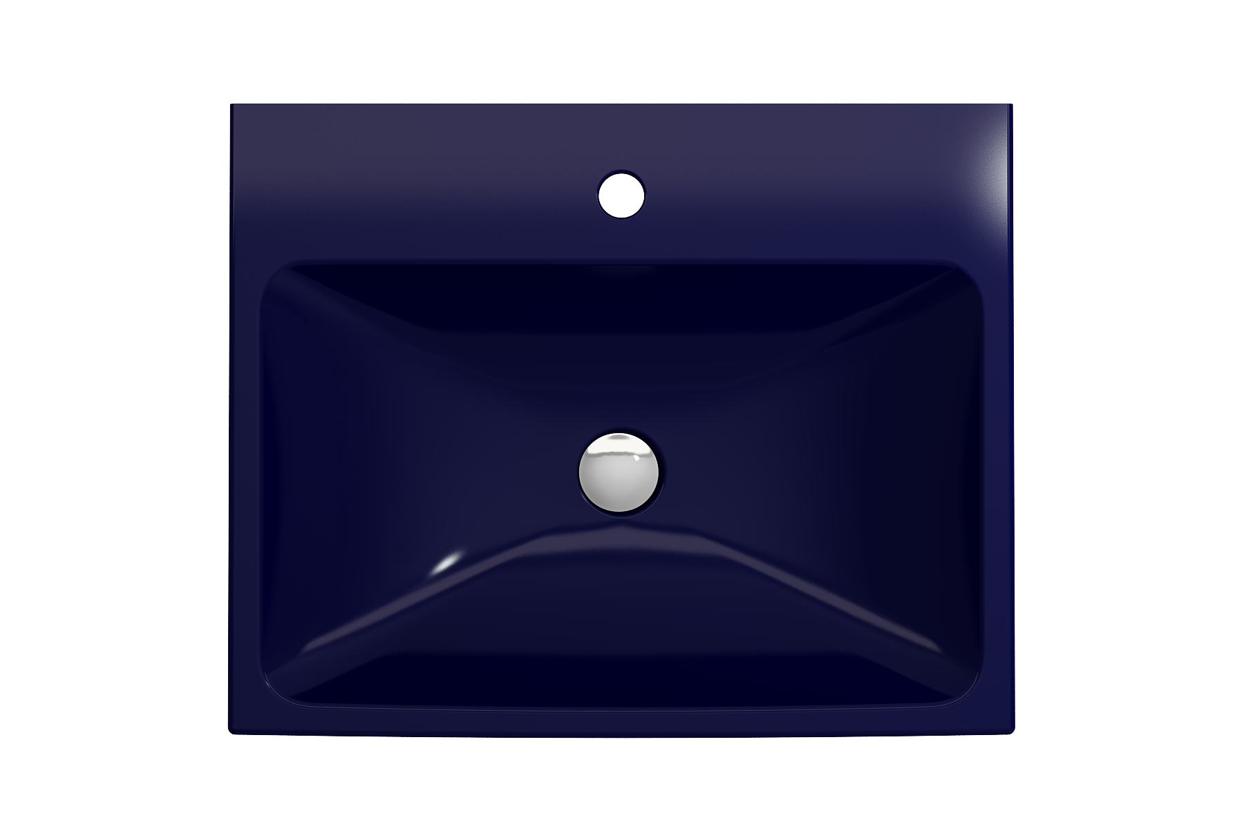 Scala Arch Wall-Mounted Sink Fireclay 23.75 in. 1-Hole 1077