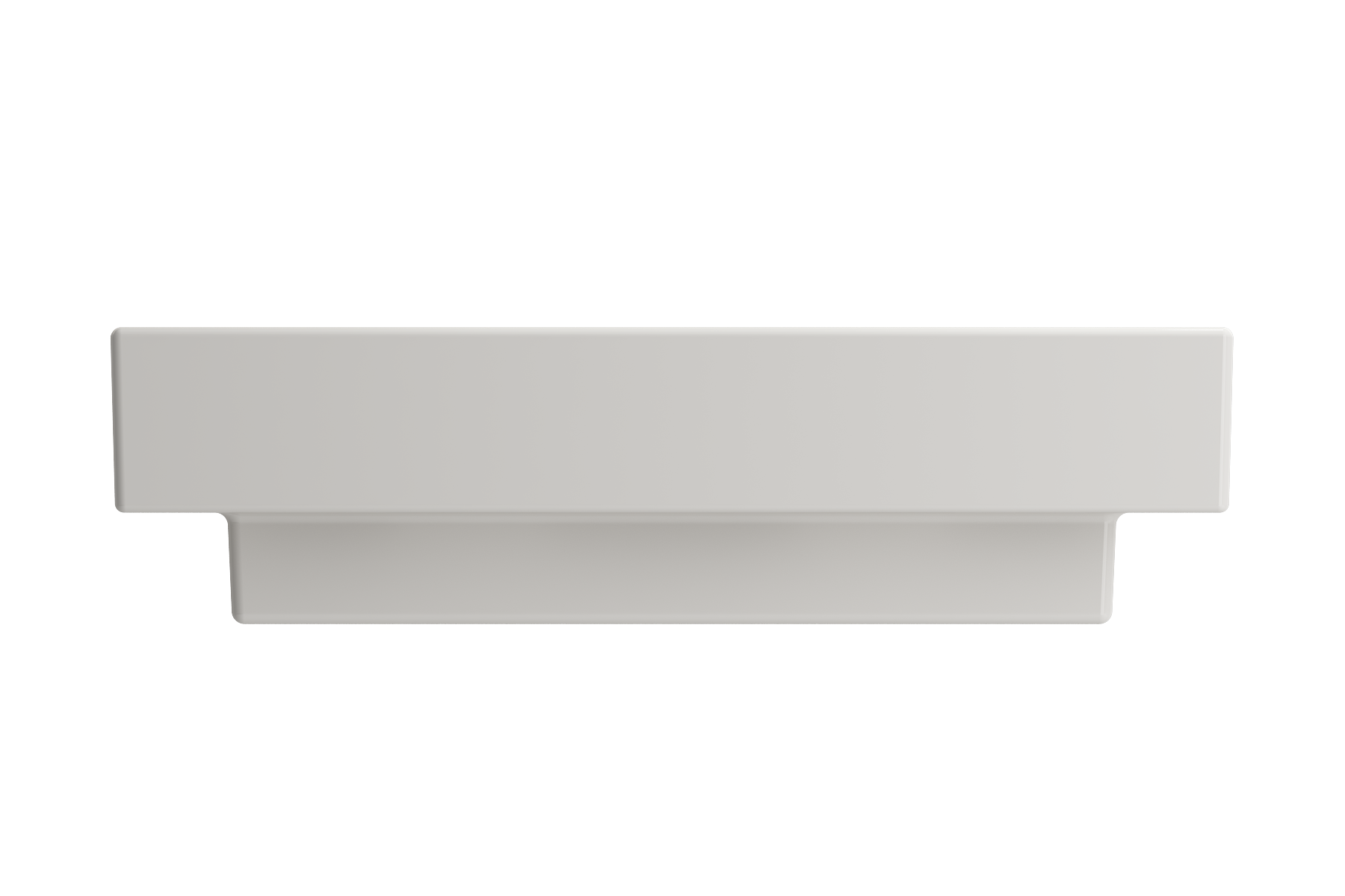 Scala Arch Wall-Mounted Sink Fireclay 23.75 in. 1-Hole 1077