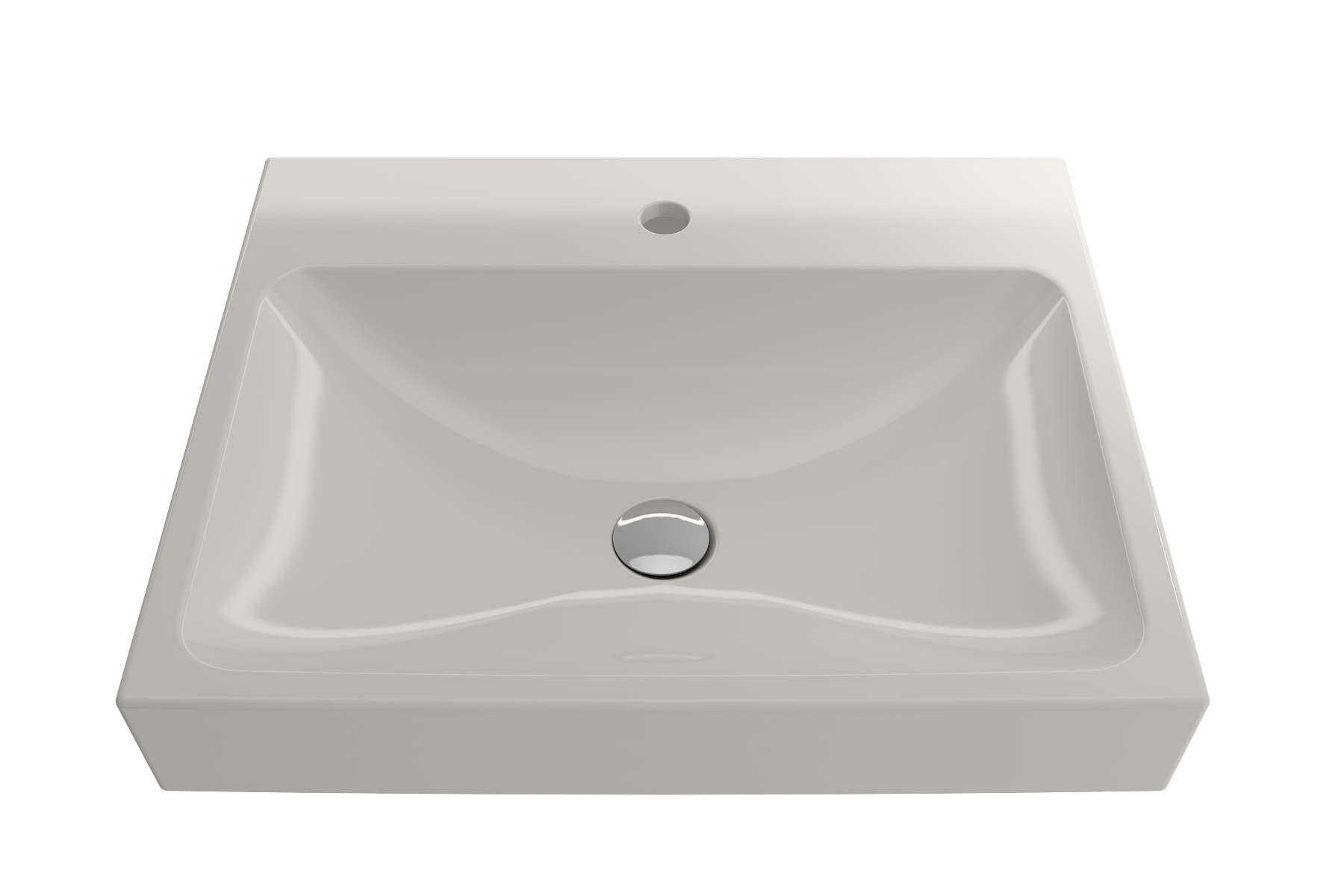 Scala Arch Wall-Mounted Sink Fireclay 23.75 in. 1-Hole 1077