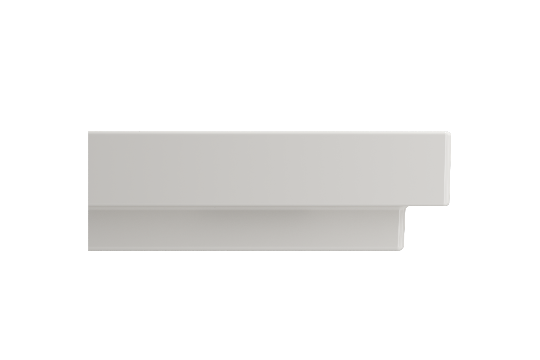 Scala Arch Wall-Mounted Sink Fireclay 23.75 in. 1-Hole 1077