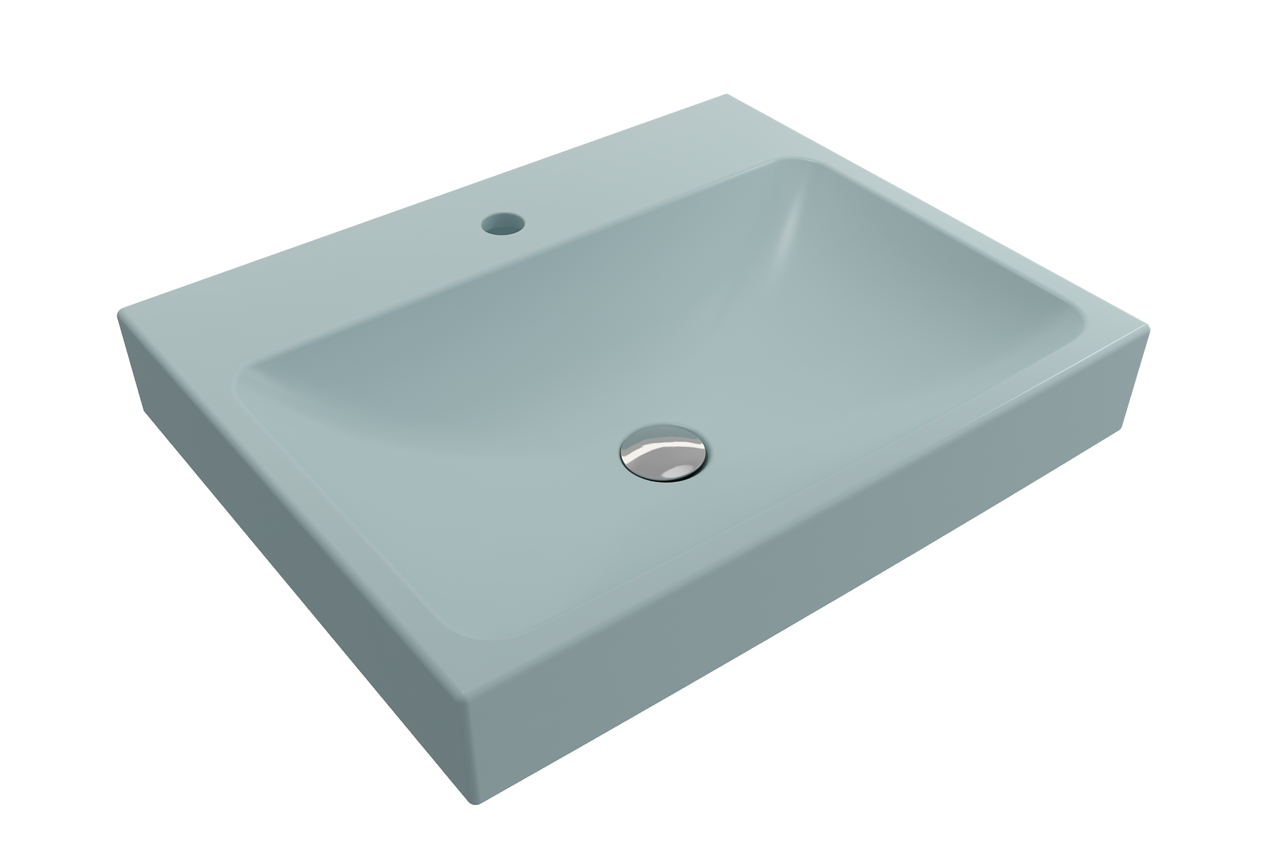 Scala Arch Wall-Mounted Sink Fireclay 23.75 in. 1-Hole 1077