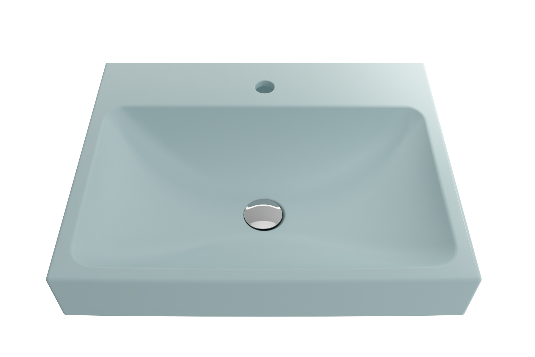 Scala Arch Wall-Mounted Sink Fireclay 23.75 in. 1-Hole 1077