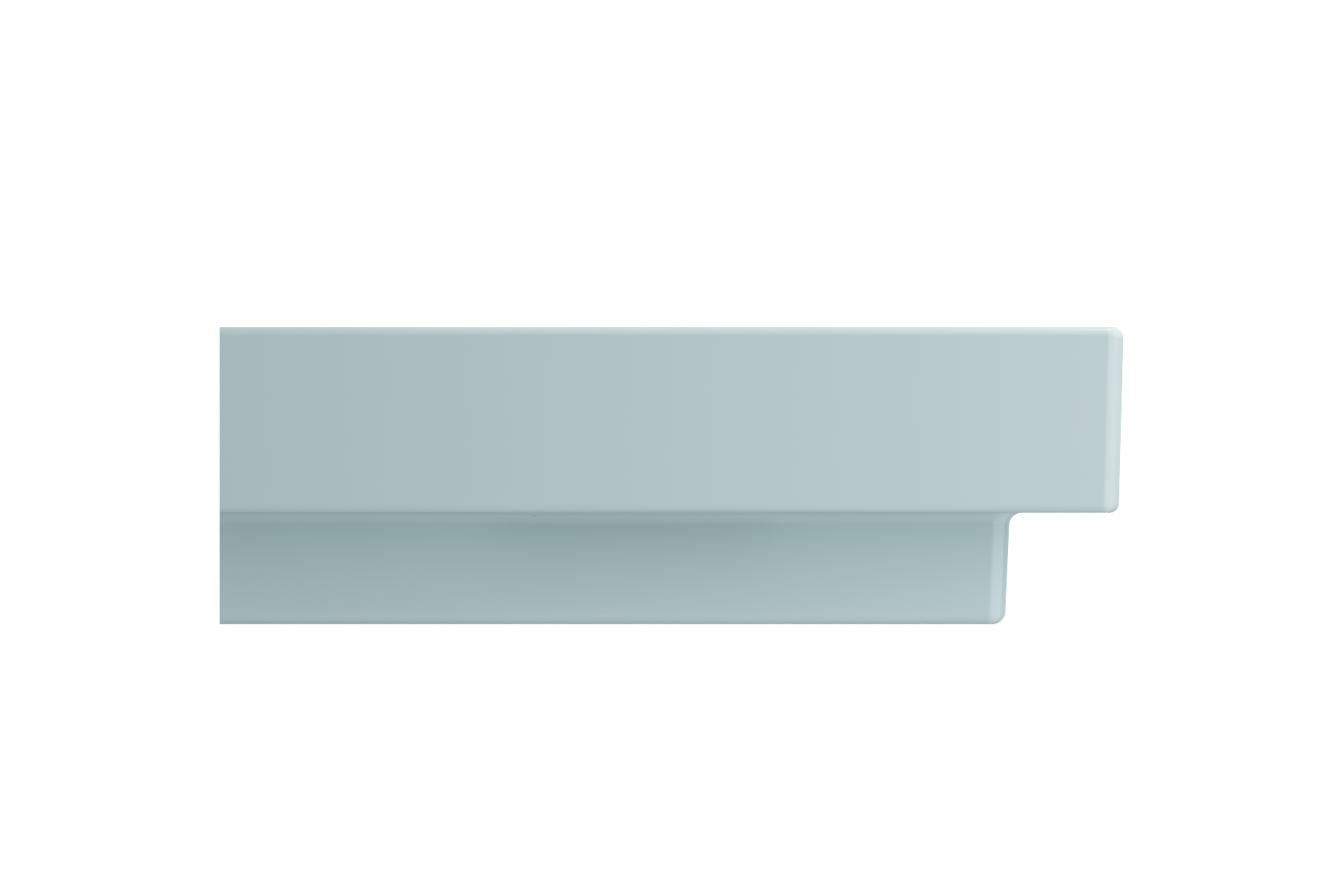 Scala Arch Wall-Mounted Sink Fireclay 23.75 in. 1-Hole 1077