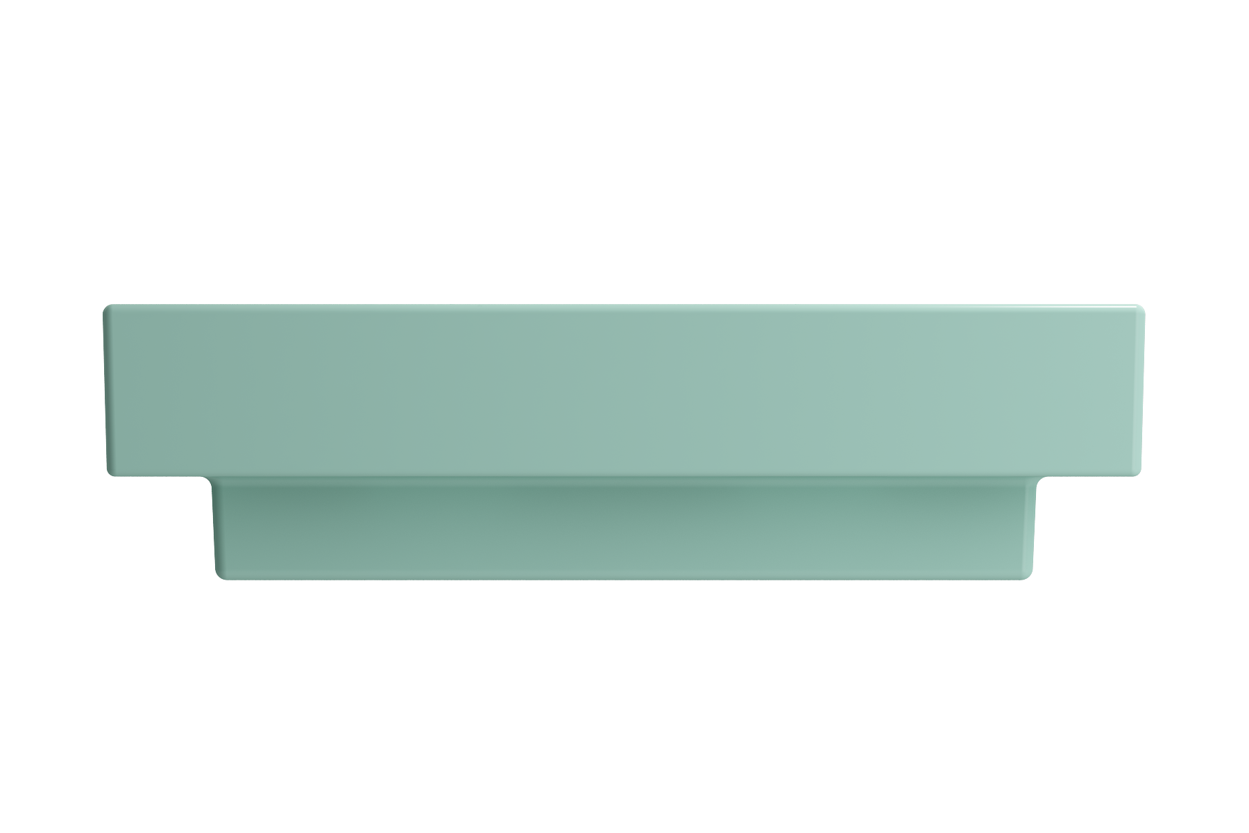 Scala Arch Wall-Mounted Sink Fireclay 23.75 in. 1-Hole 1077