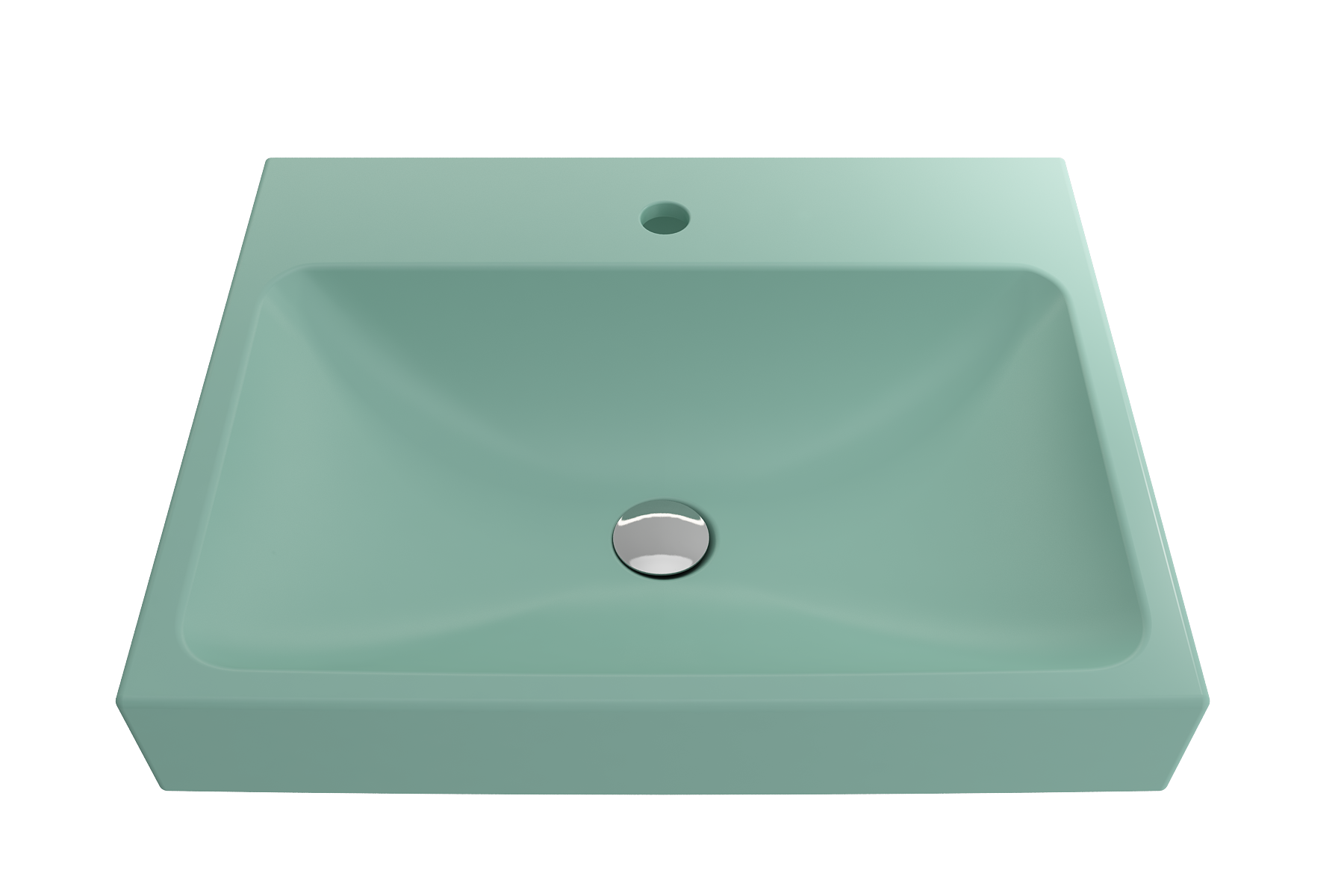 Scala Arch Wall-Mounted Sink Fireclay 23.75 in. 1-Hole 1077