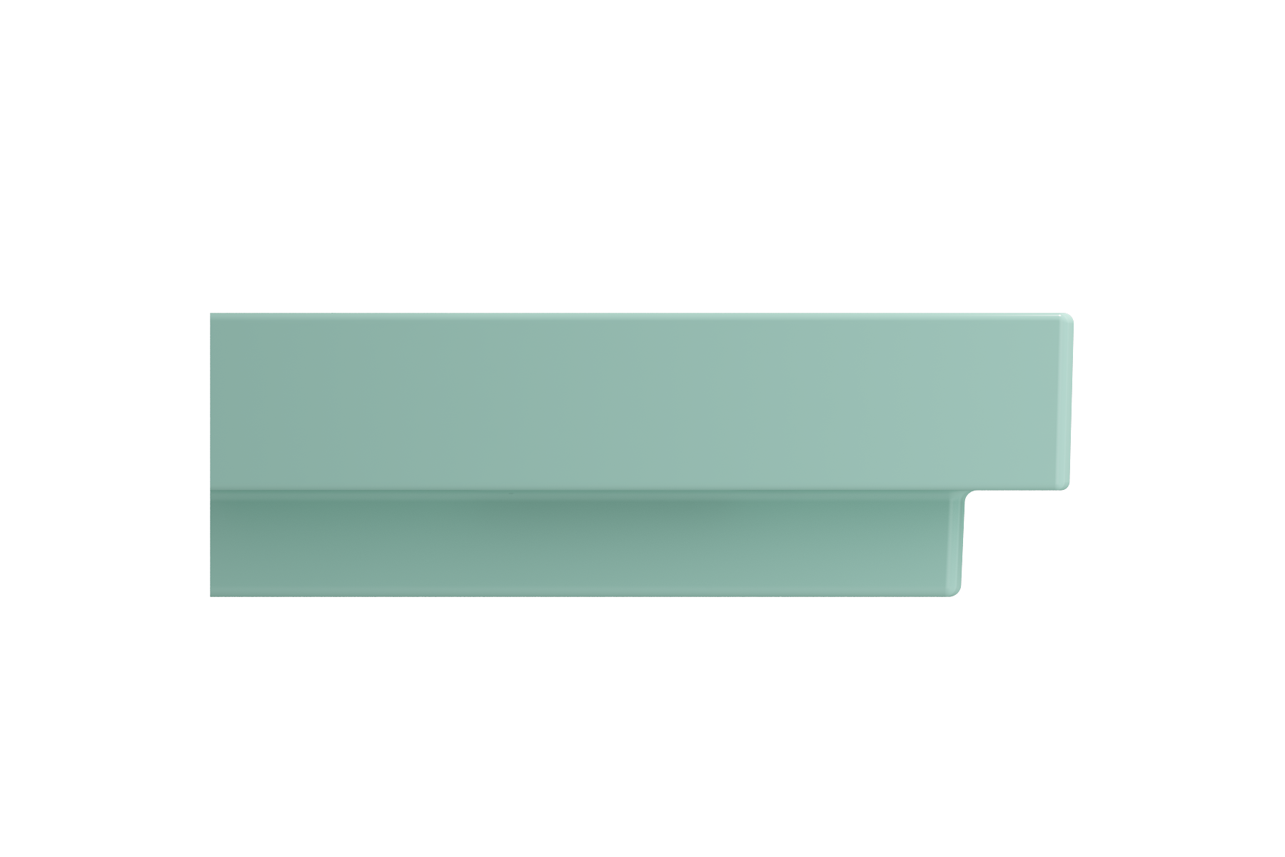 Scala Arch Wall-Mounted Sink Fireclay 23.75 in. 1-Hole 1077