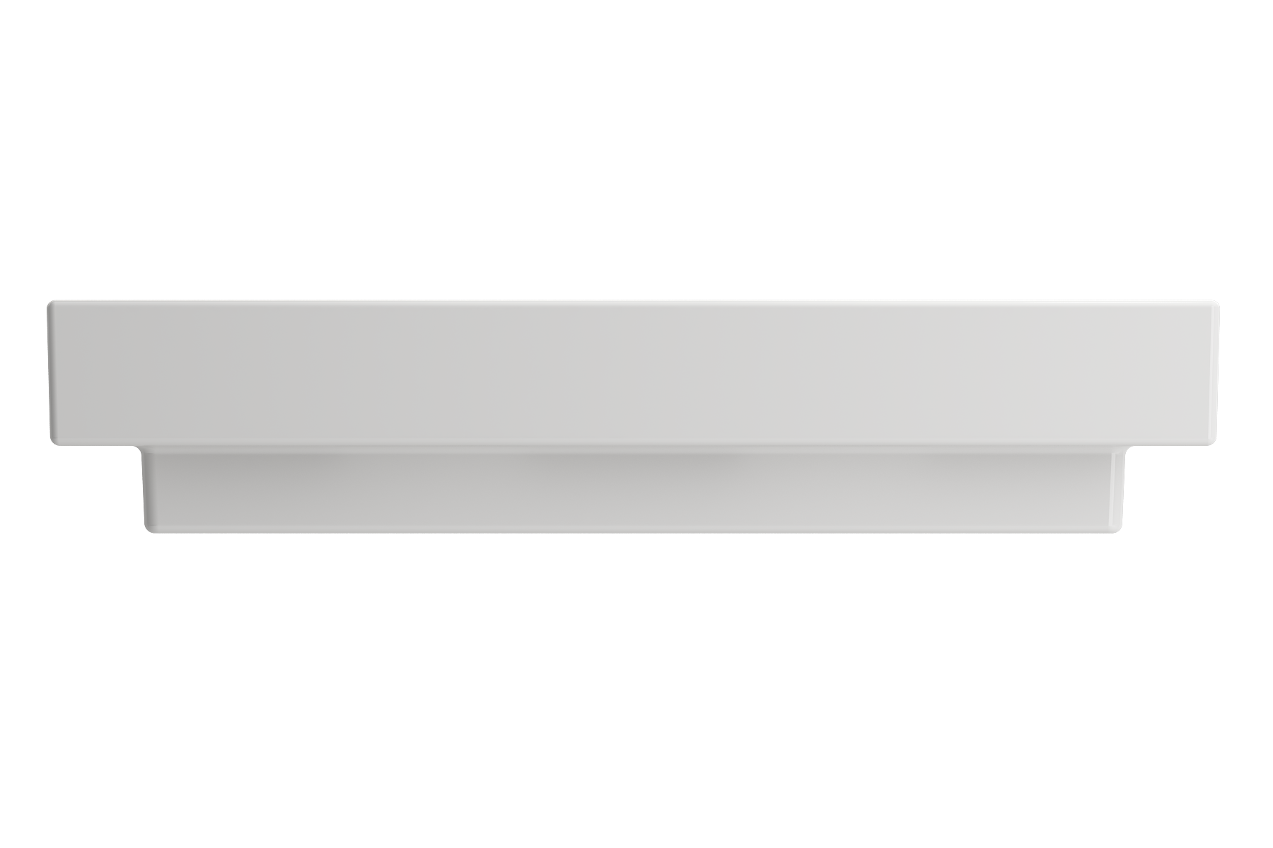 Scala Arch Wall-Mounted Sink Fireclay 32 in. 1-Hole 1078