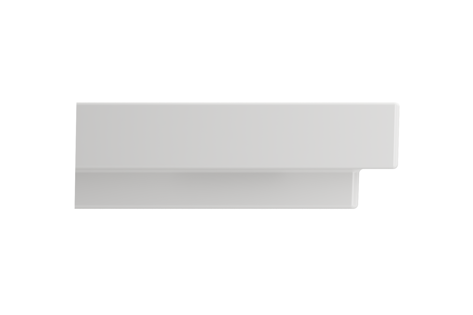 Scala Arch Wall-Mounted Sink Fireclay 32 in. 3-Hole 1078