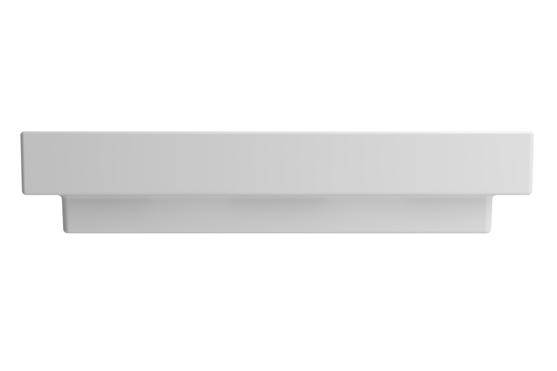 Scala Arch Wall-Mounted Sink Fireclay 32 in. 1-Hole 1078