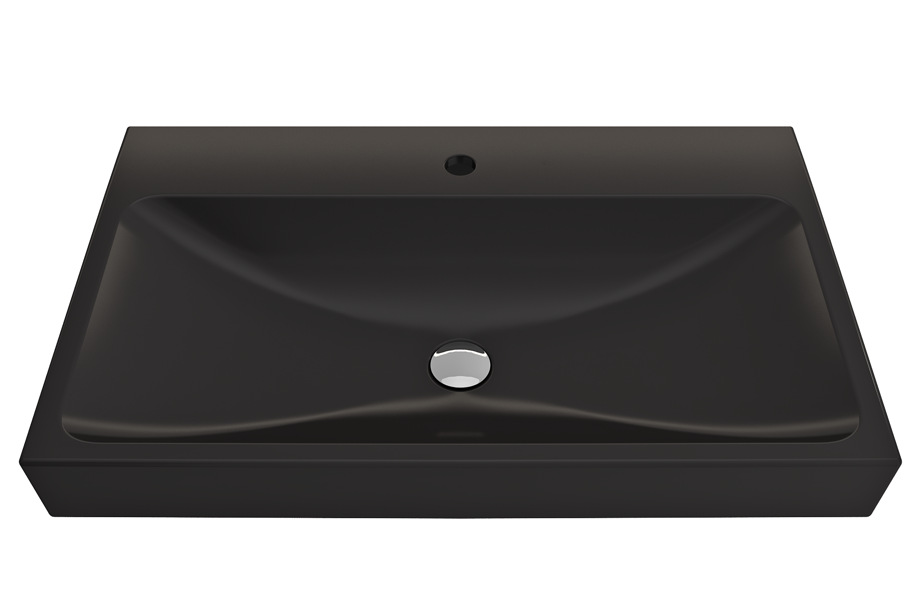 Scala Arch Wall-Mounted Sink Fireclay 32 in. 1-Hole 1078