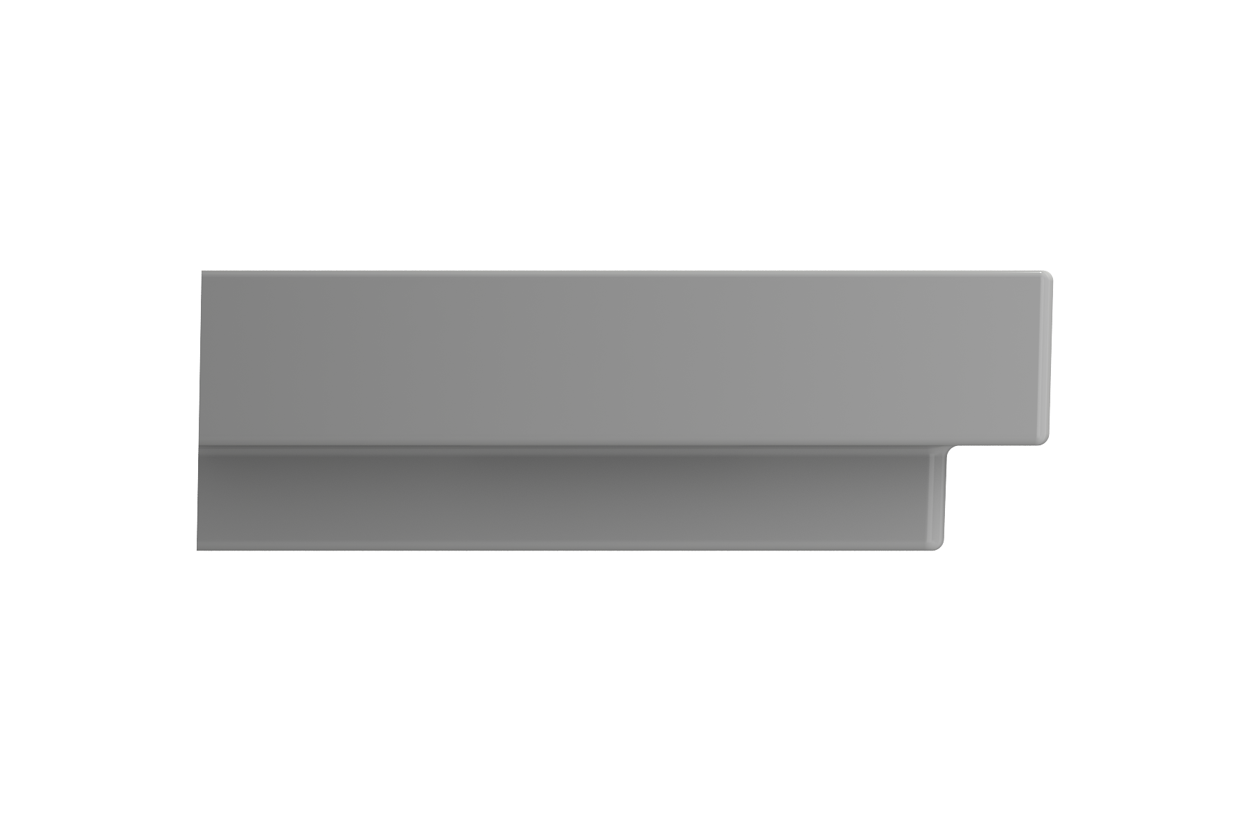 Scala Arch Wall-Mounted Sink Fireclay 32 in. 1-Hole 1078