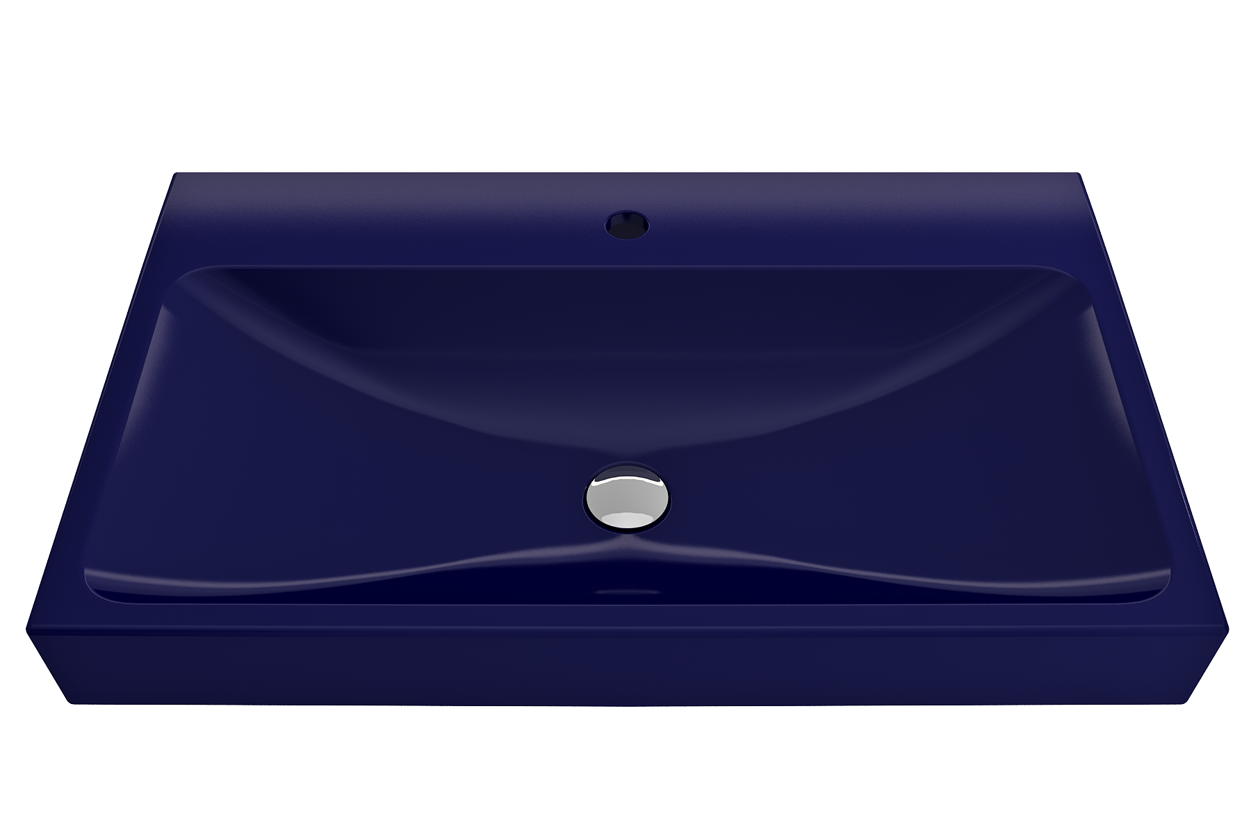 Scala Arch Wall-Mounted Sink Fireclay 32 in. 1-Hole 1078