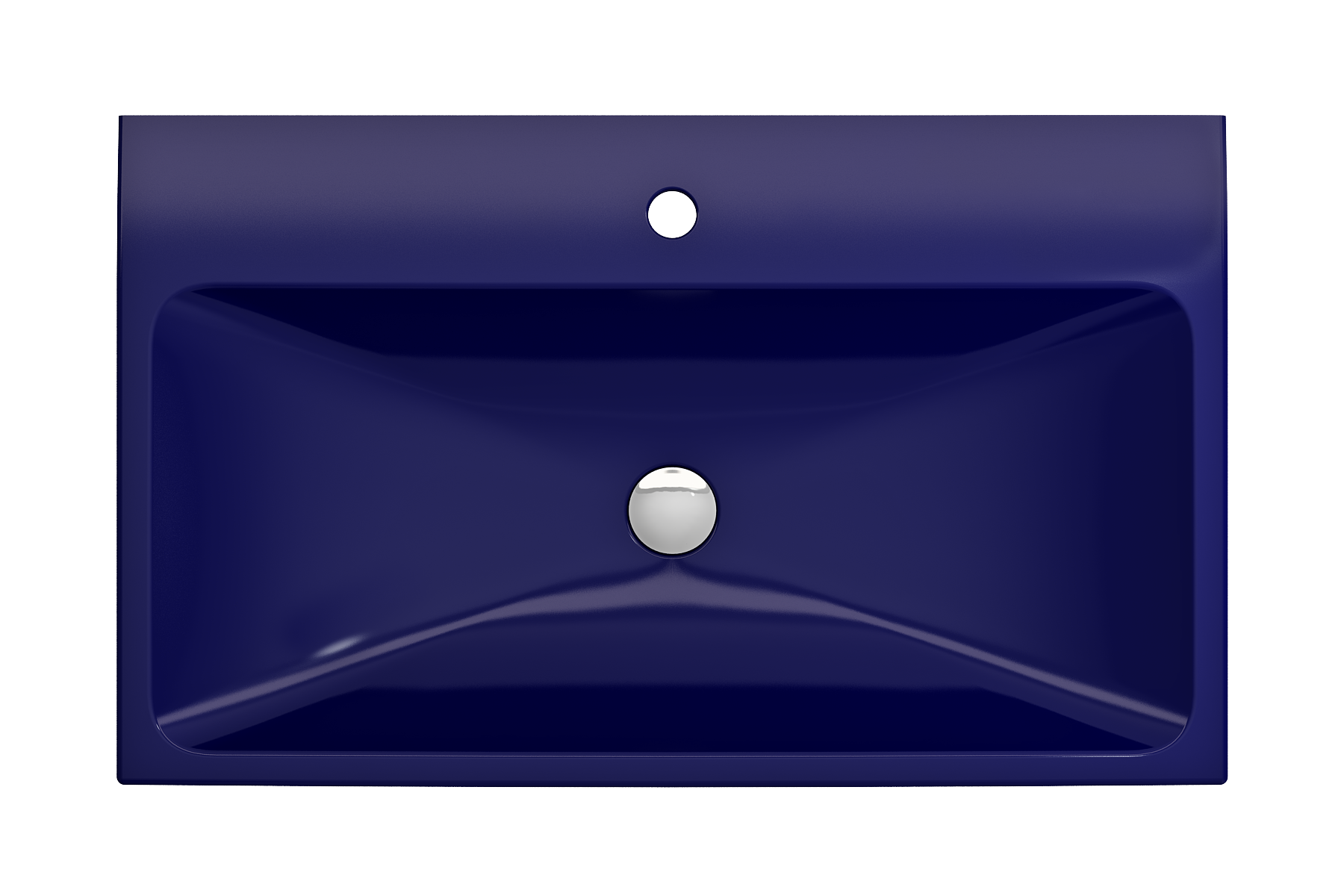 Scala Arch Wall-Mounted Sink Fireclay 32 in. 1-Hole 1078