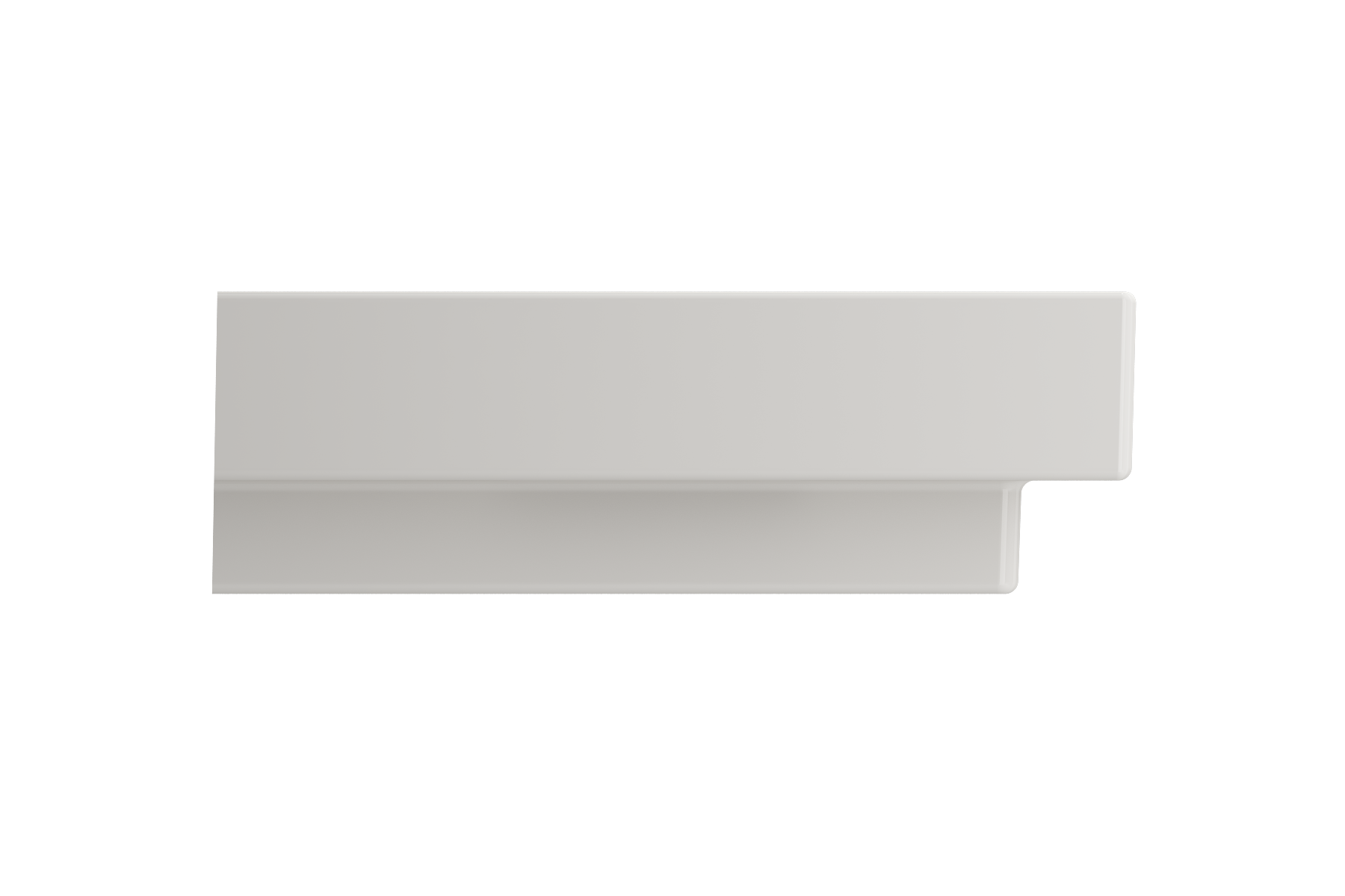 Scala Arch Wall-Mounted Sink Fireclay 32 in. 1-Hole 1078