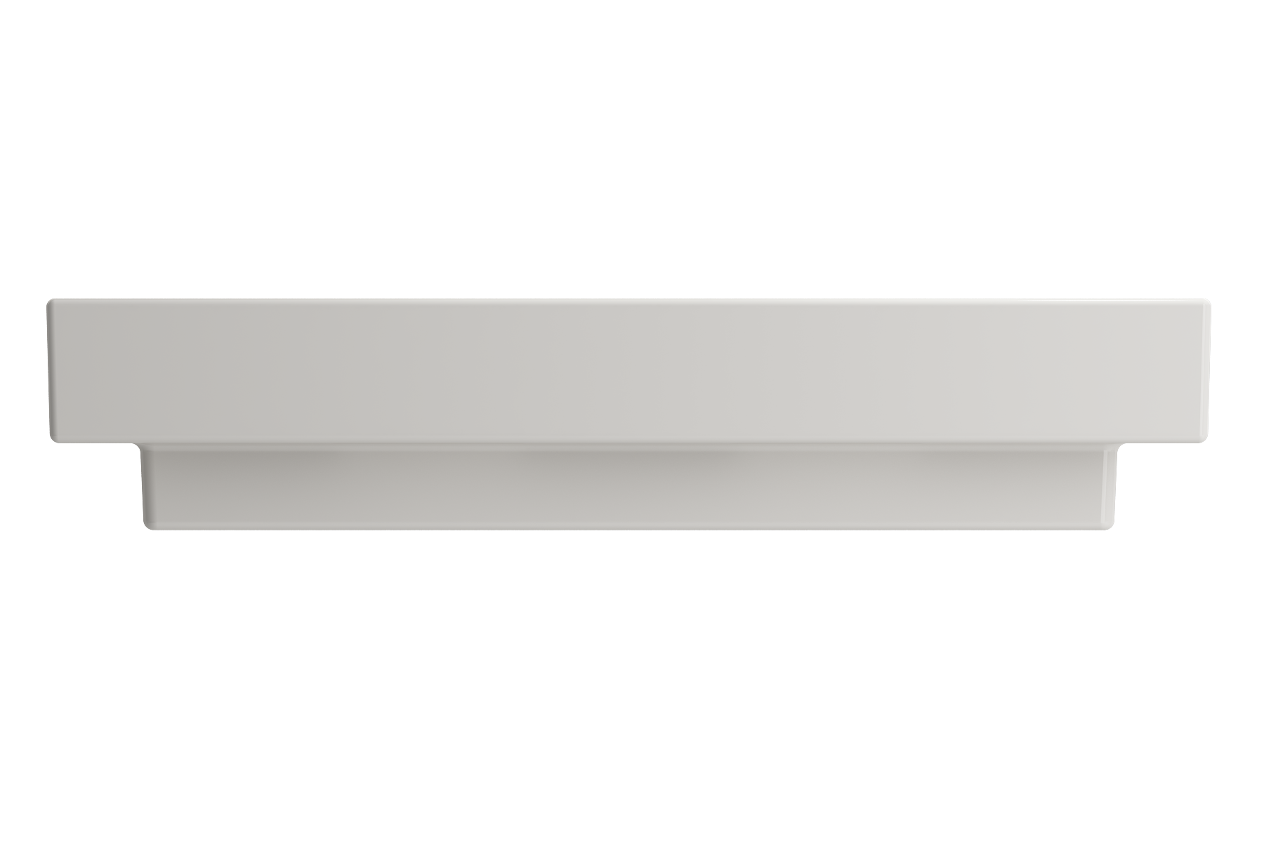 Scala Arch Wall-Mounted Sink Fireclay 32 in. 3-Hole 1078