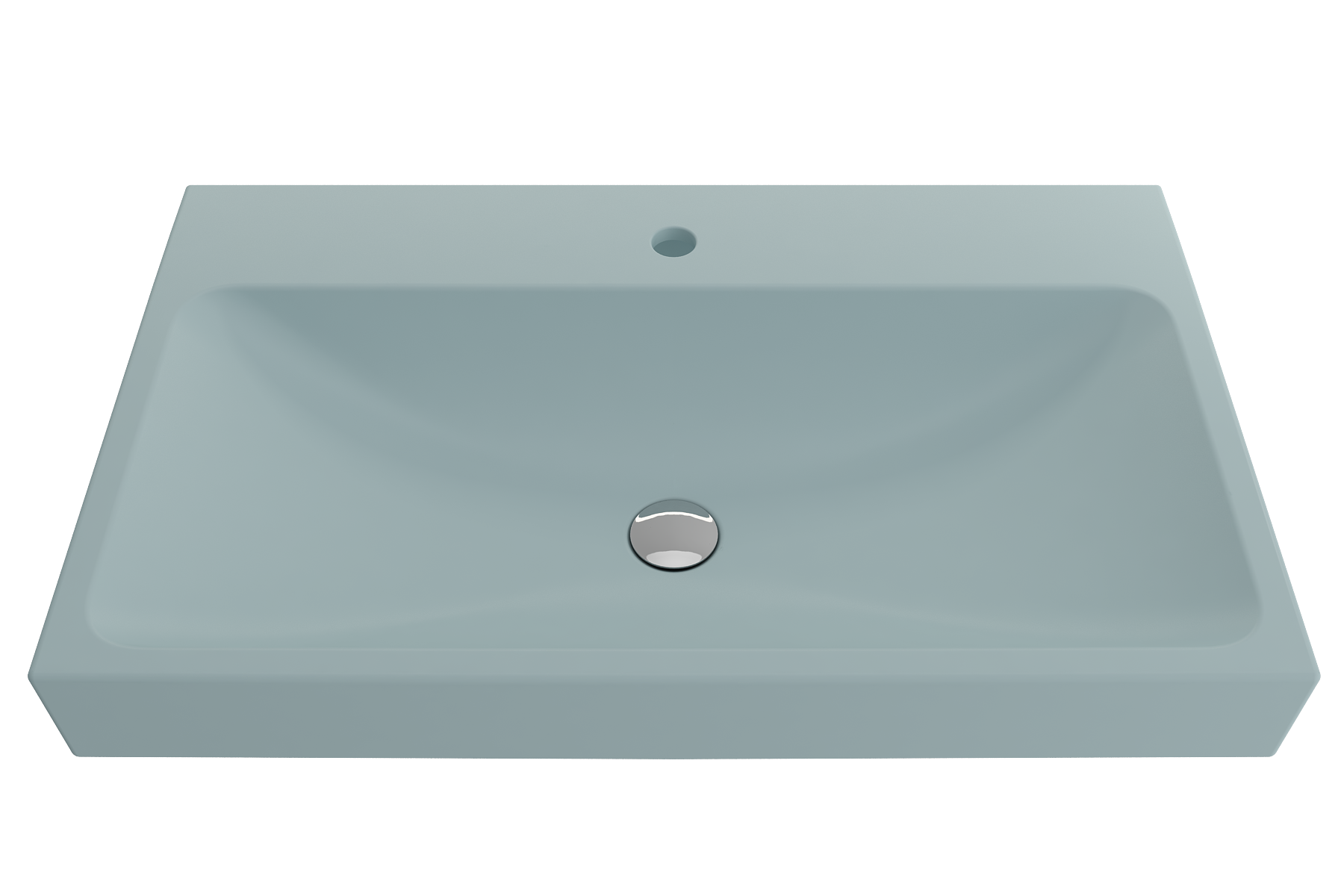 Scala Arch Wall-Mounted Sink Fireclay 32 in. 1-Hole 1078