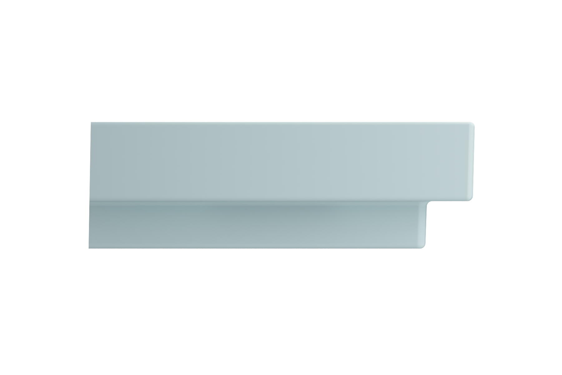Scala Arch Wall-Mounted Sink Fireclay 32 in. 1-Hole 1078