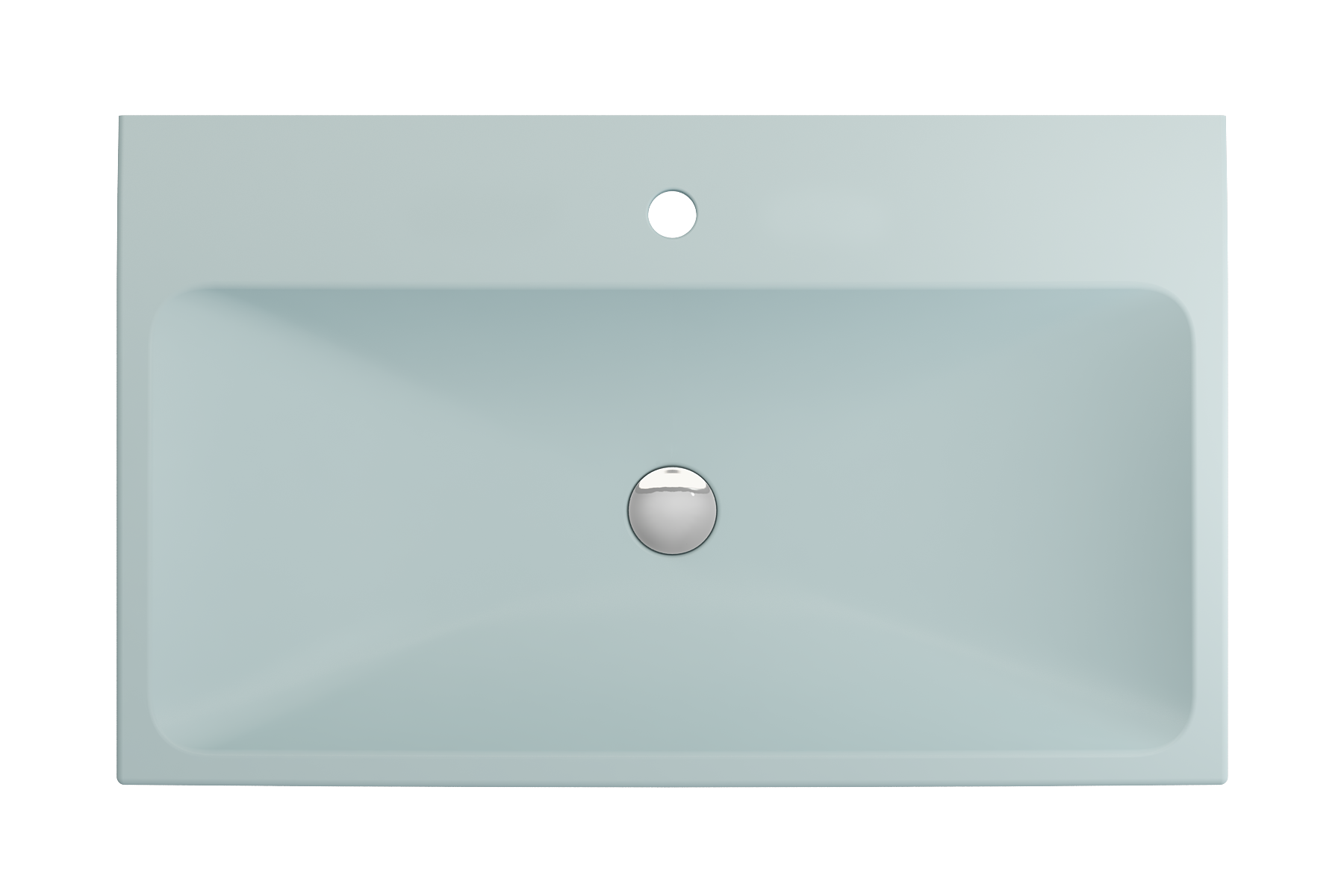 Scala Arch Wall-Mounted Sink Fireclay 32 in. 1-Hole 1078
