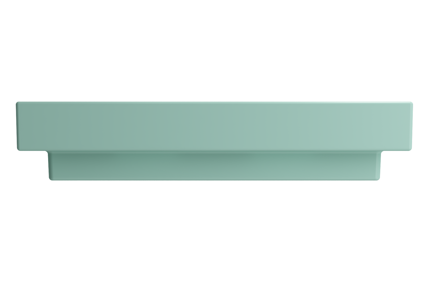 Scala Arch Wall-Mounted Sink Fireclay 32 in. 1-Hole 1078