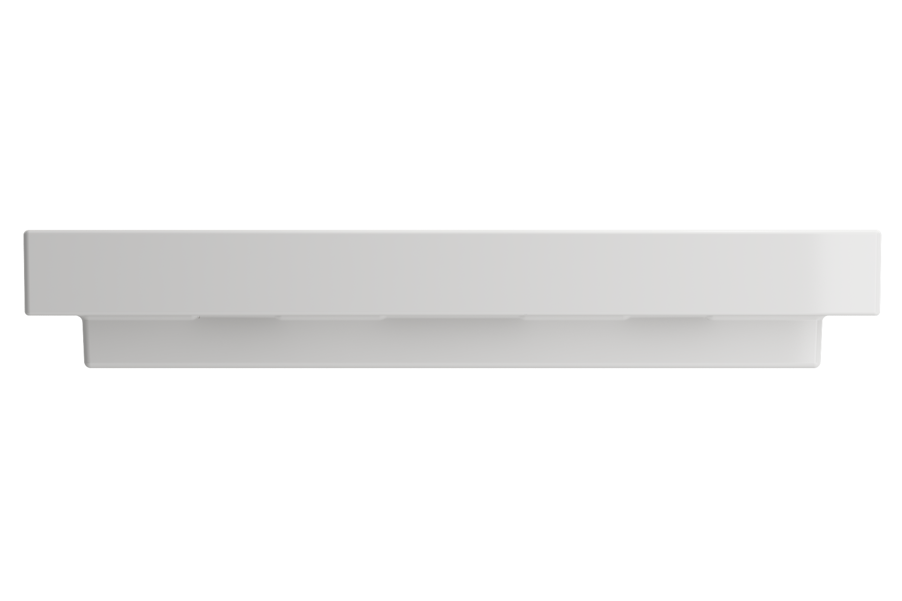 Scala Arch Wall-Mounted Sink Fireclay 39.75 in. 3-Hole 1079