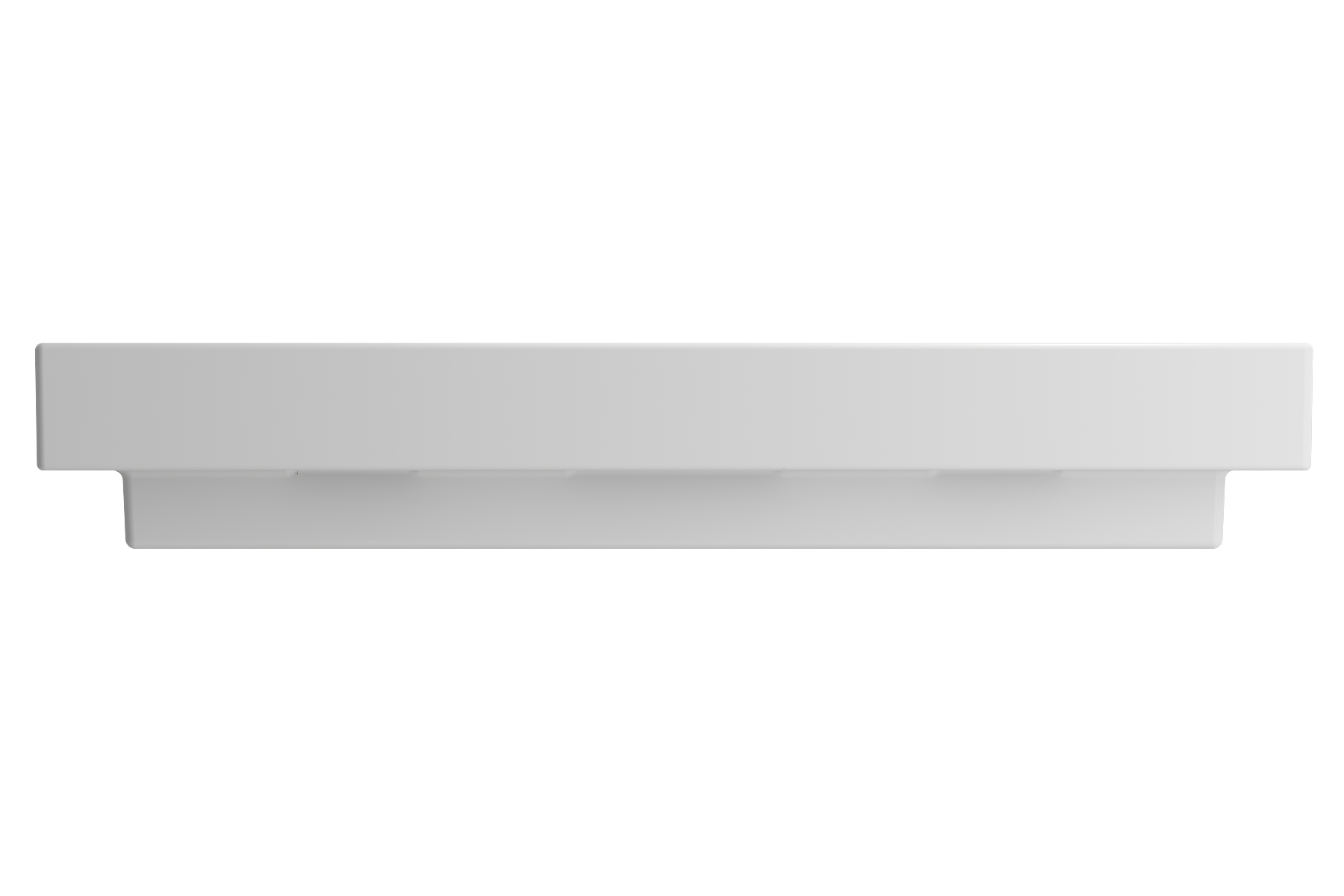 Scala Arch Wall-Mounted Sink Fireclay 39.75 in. 1-Hole 1079