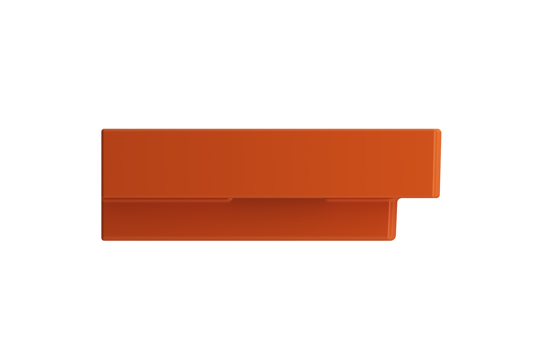 Scala Arch Wall-Mounted Sink Fireclay 39.75 in. 3-Hole 1079