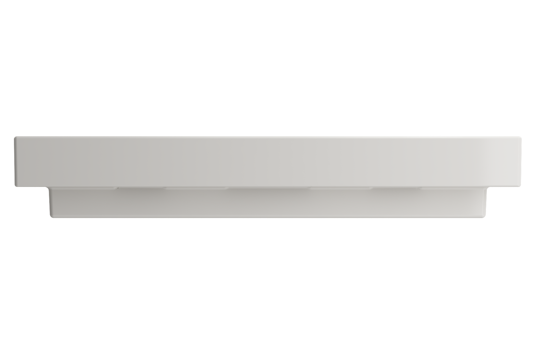 Scala Arch Wall-Mounted Sink Fireclay 39.75 in. 1-Hole 1079