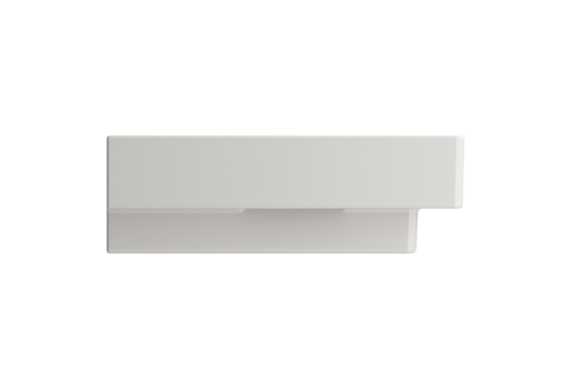 Scala Arch Wall-Mounted Sink Fireclay 39.75 in. 3-Hole 1079
