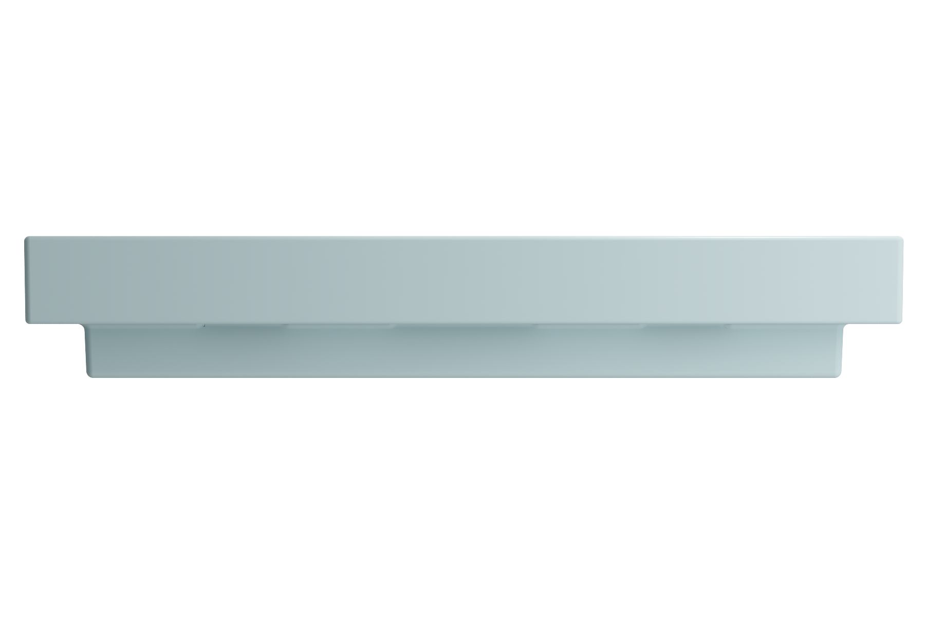 Scala Arch Wall-Mounted Sink Fireclay 39.75 in. 1-Hole 1079