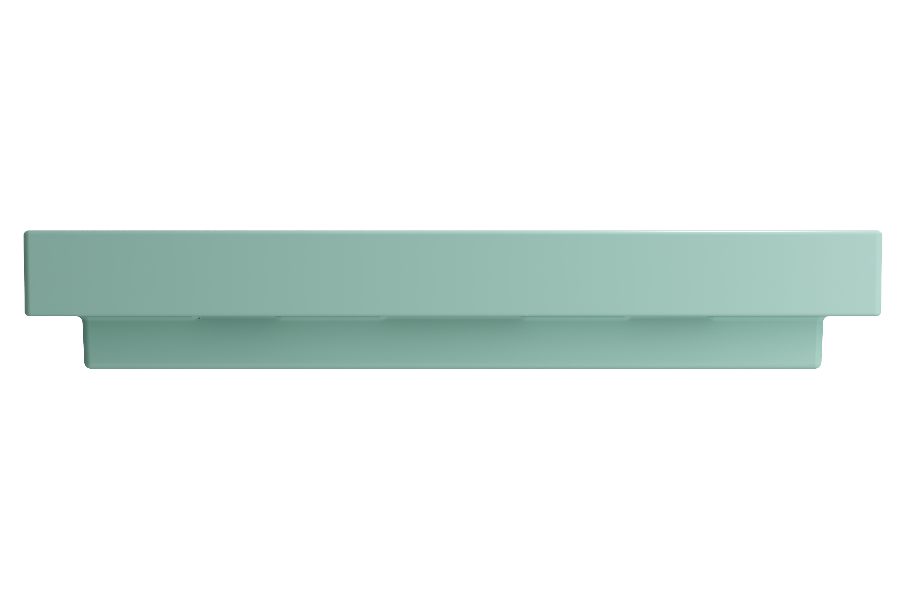 Scala Arch Wall-Mounted Sink Fireclay 39.75 in. 1-Hole 1079