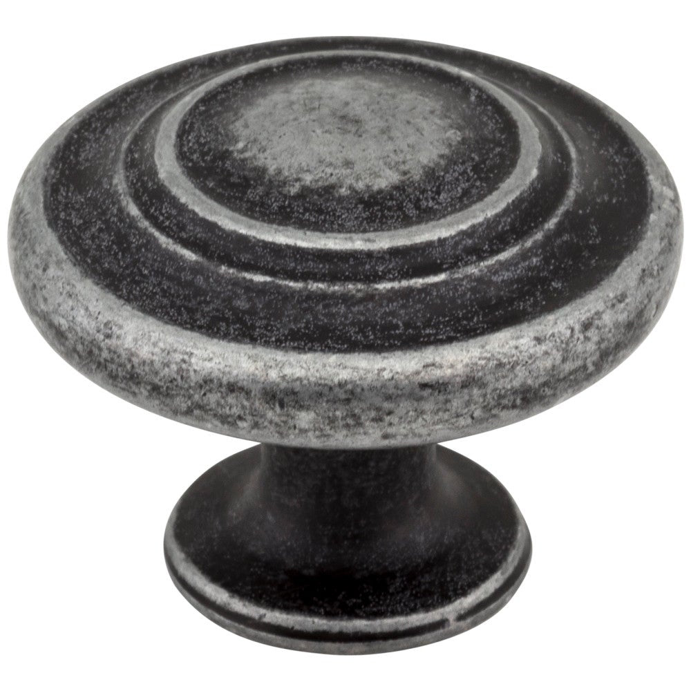 Hardware Resources 1-5/16" Diameter Satin Nickel Round Arcadia Cabinet Knob